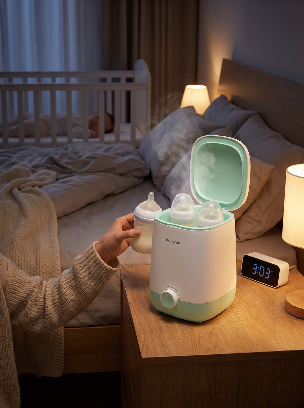 Electric Baby Bottle Washer lifestyle 3