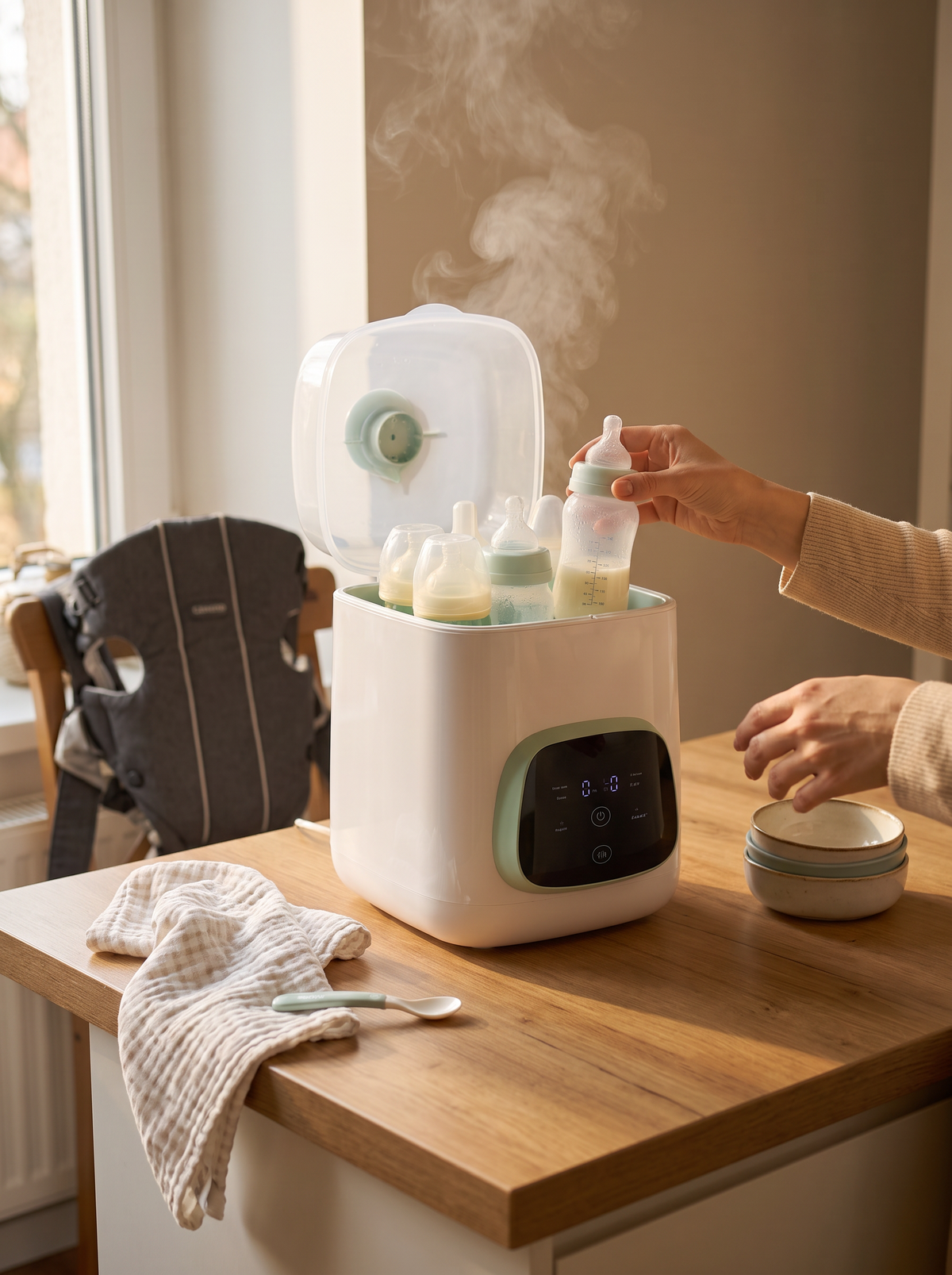 Electric Baby Bottle Washer lifestyle 2