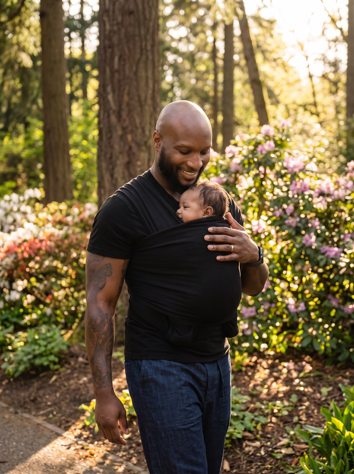Hands-Free Baby Carrier Tee lifestyle 3