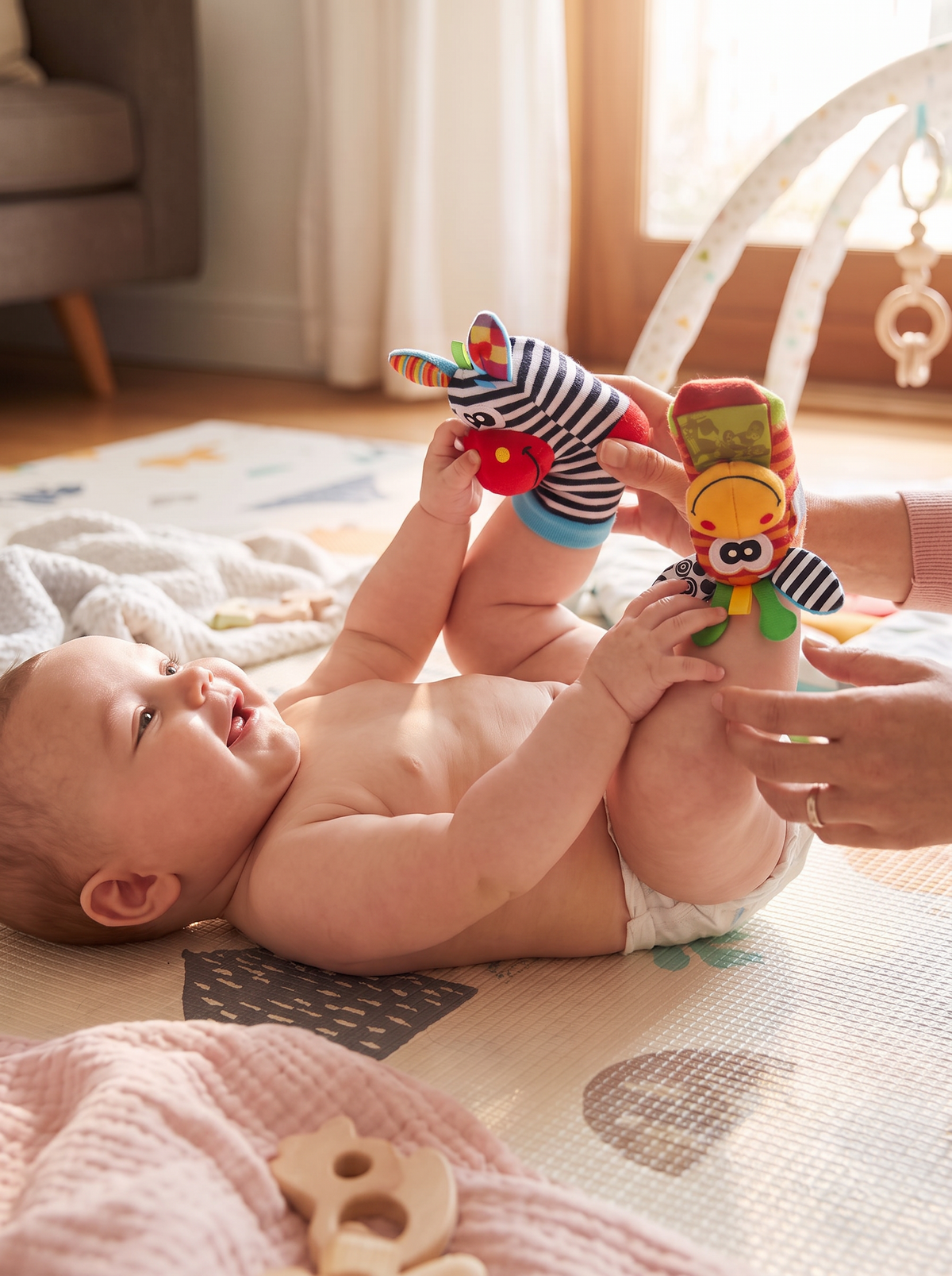 Baby Sensory Socks and Bracelets lifestyle 2