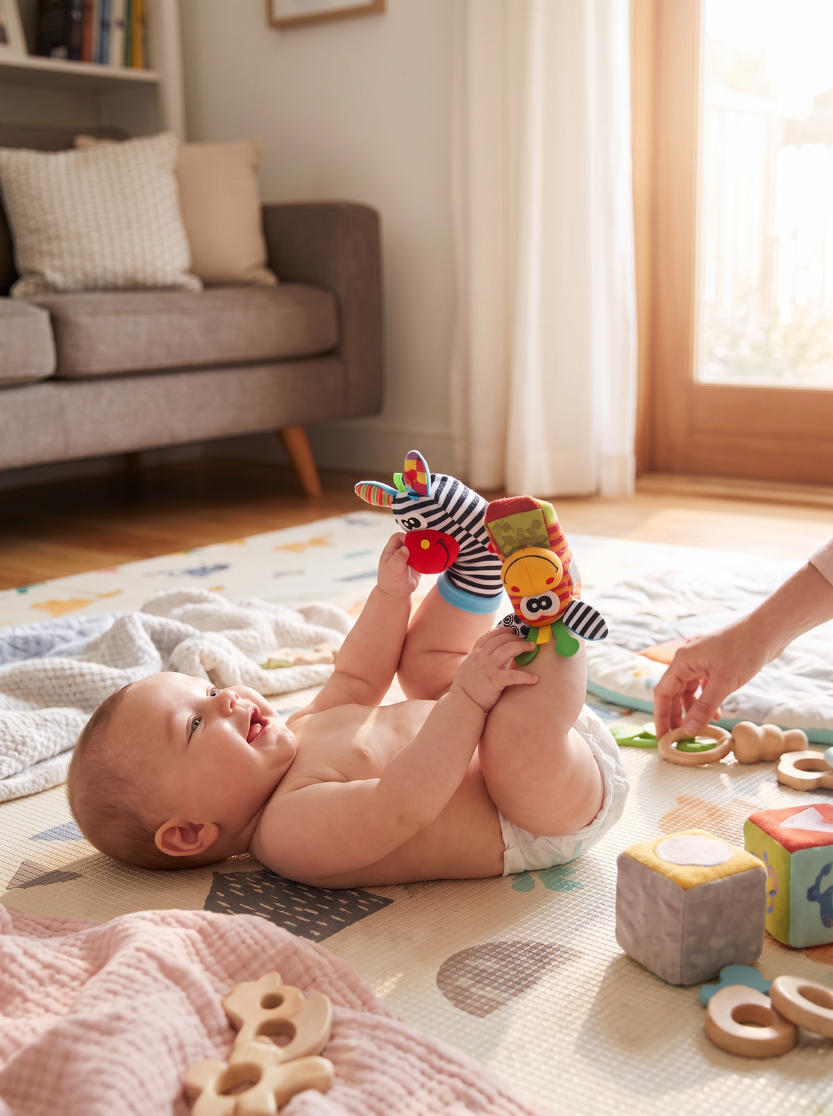 Baby Sensory Socks and Bracelets lifestyle 3
