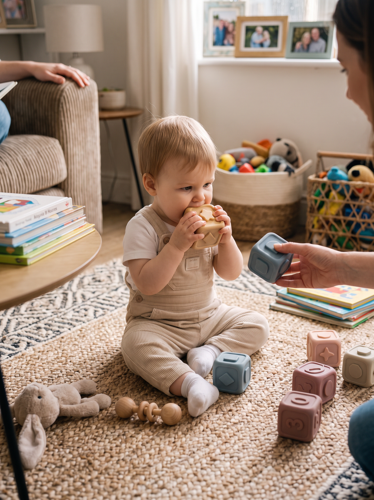 Soft Stacking and Teething Cubes lifestyle 3