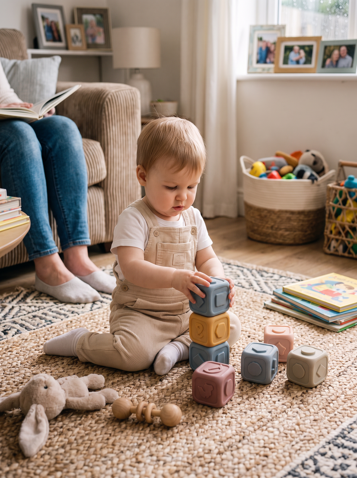 Soft Stacking and Teething Cubes lifestyle 2