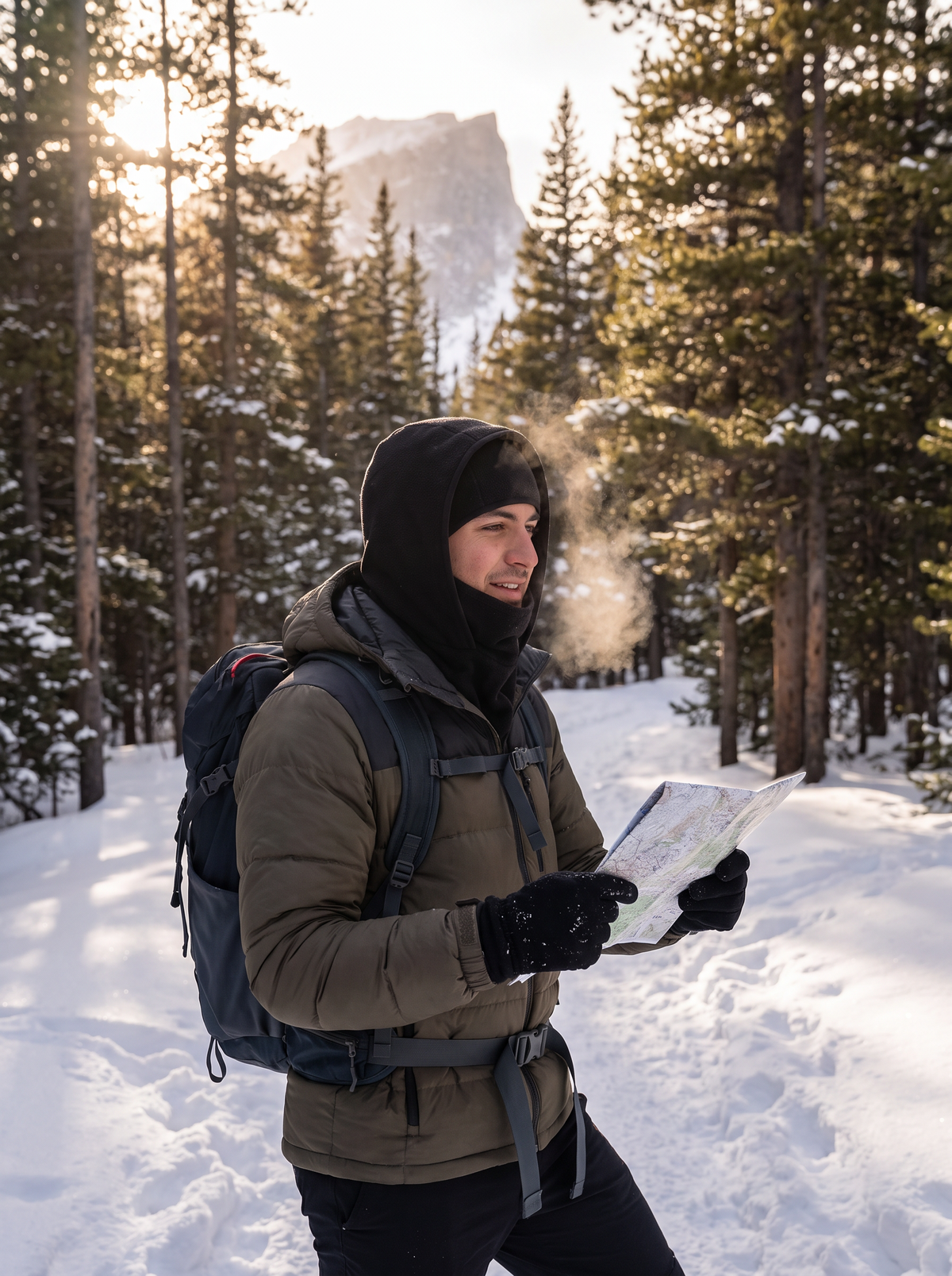 Fleece Thermal Balaclava Ski Mask lifestyle 2