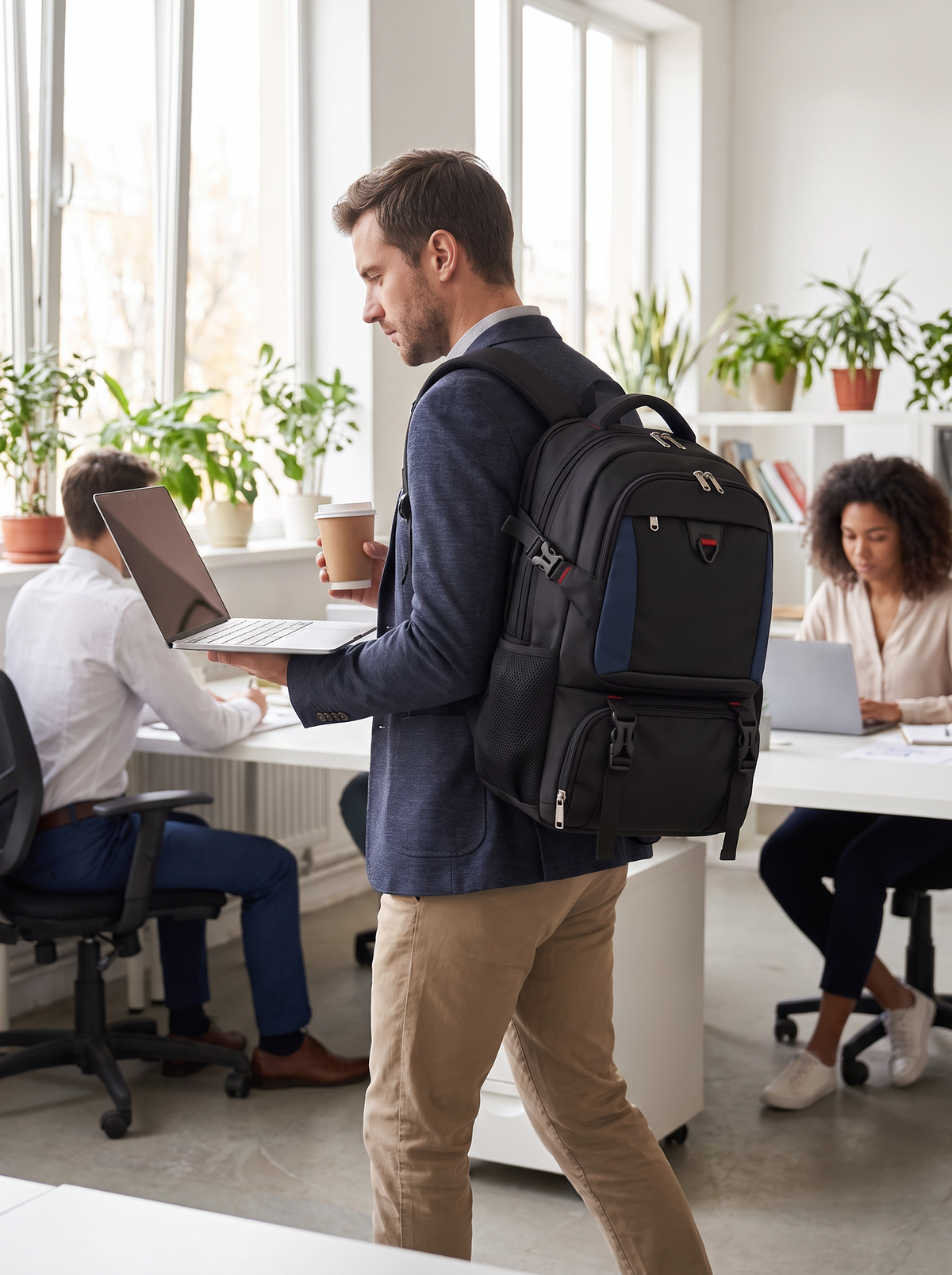 Insulated Large Travel Backpack lifestyle 3