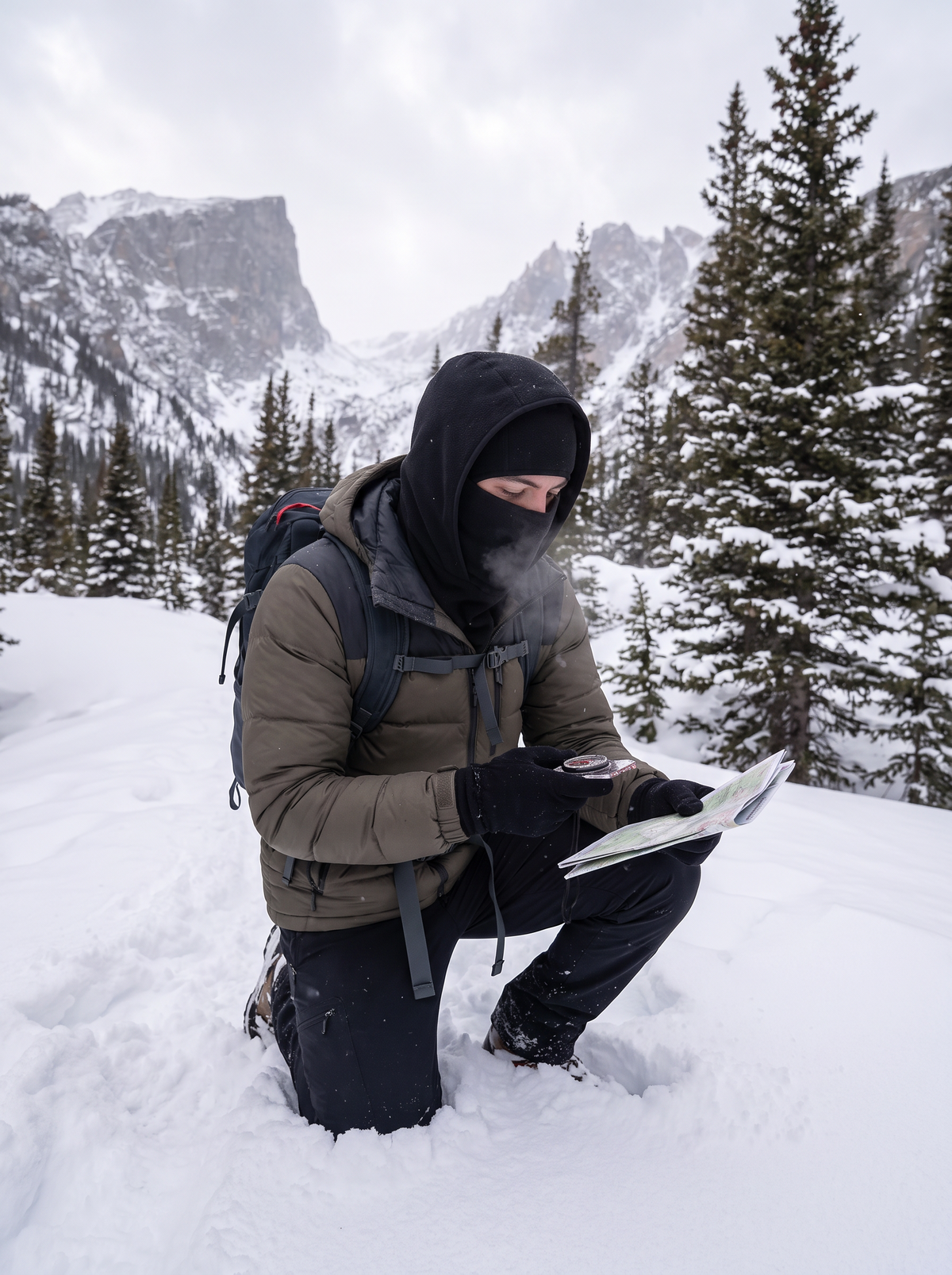 Fleece Thermal Balaclava Ski Mask lifestyle 3