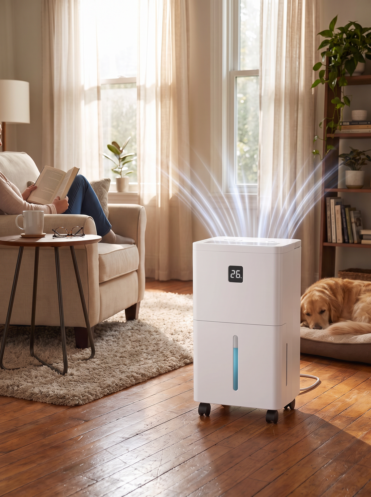 25 Pint Portable Dehumidifier lifestyle 2