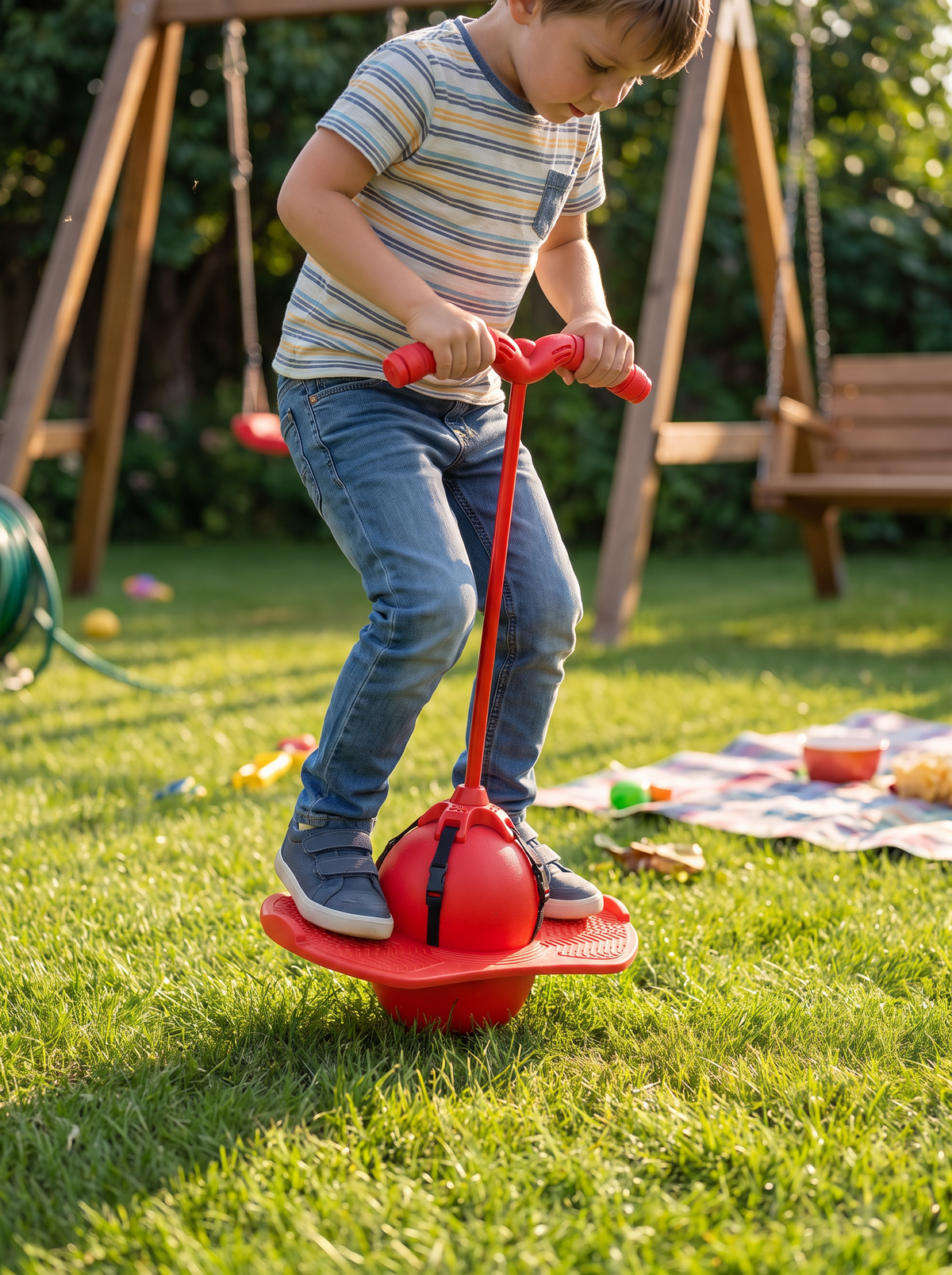 Balance Jumping Stick Toy lifestyle 2