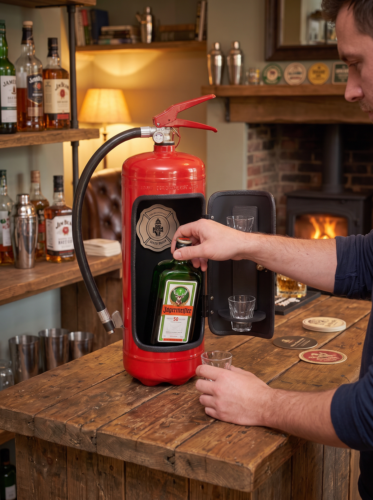 Industrial Fire Extinguisher Bar Cabinet lifestyle 2