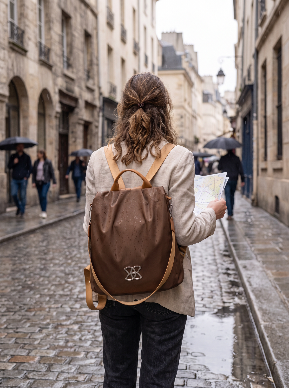 Anti Theft Waterproof Backpack lifestyle 2