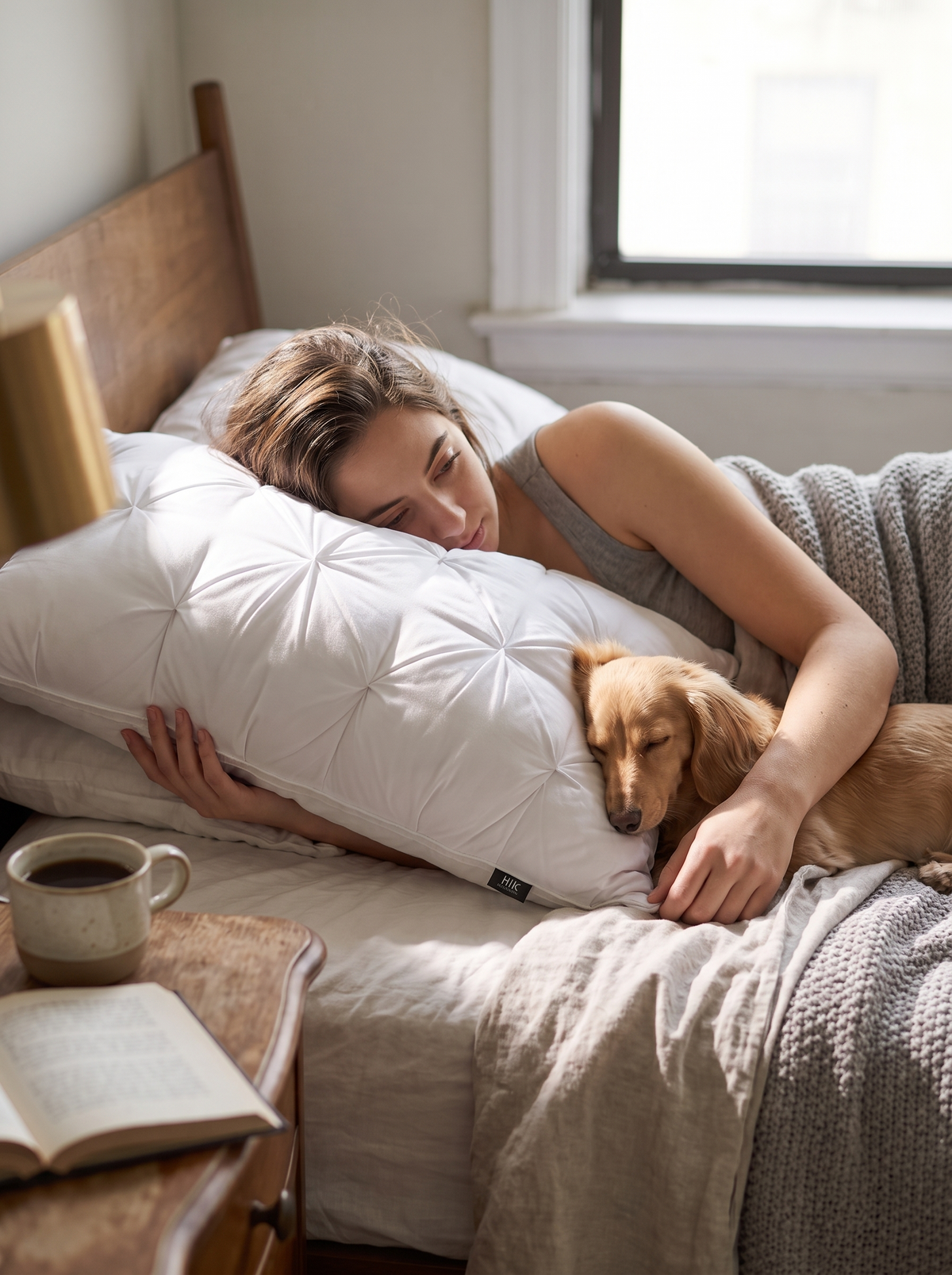 Down Alternative Bed Pillow lifestyle 1