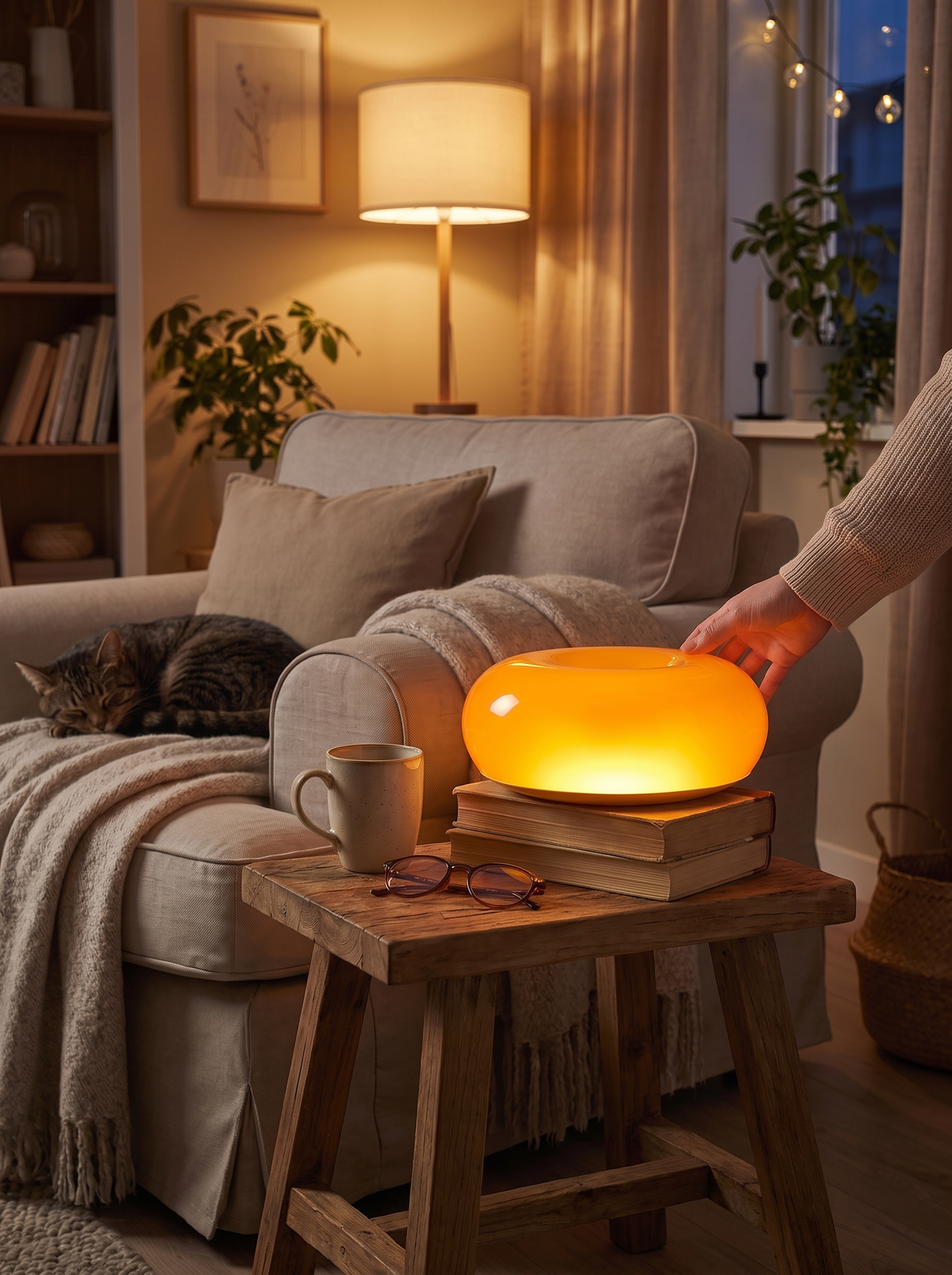 Bauhaus Donut LED Lamp lifestyle 2