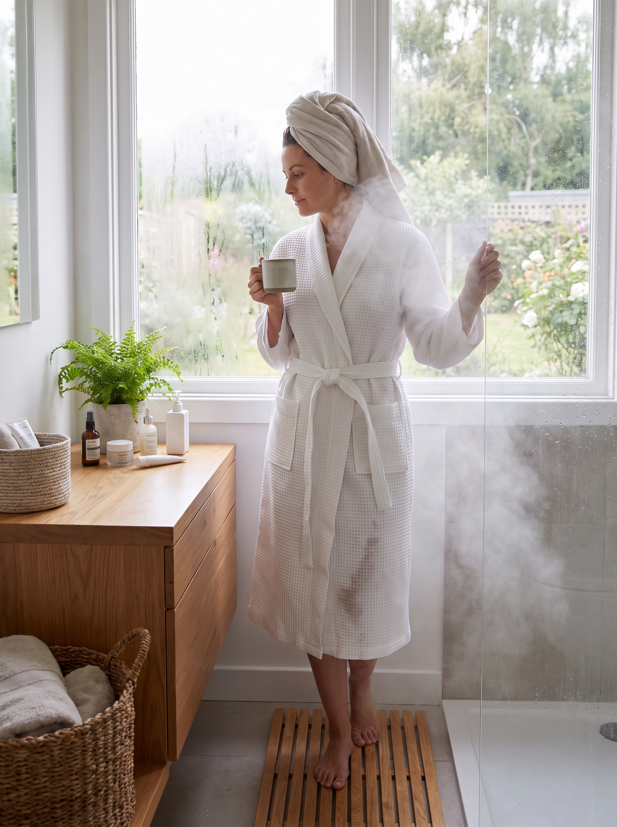 Unisex Absorbent Dressing Gown lifestyle 1