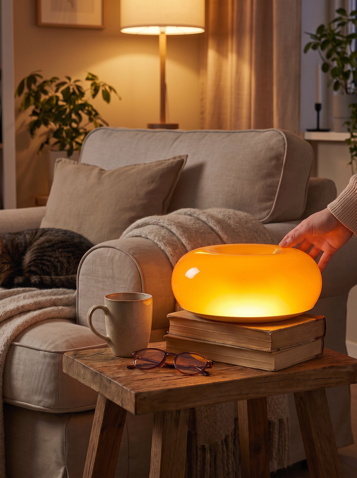 Bauhaus Donut LED Lamp lifestyle 3
