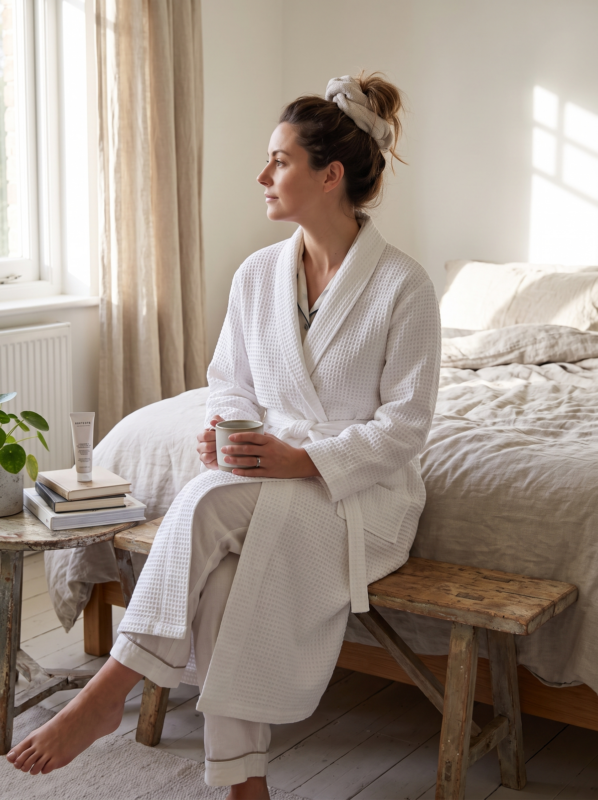 Unisex Absorbent Dressing Gown lifestyle 3