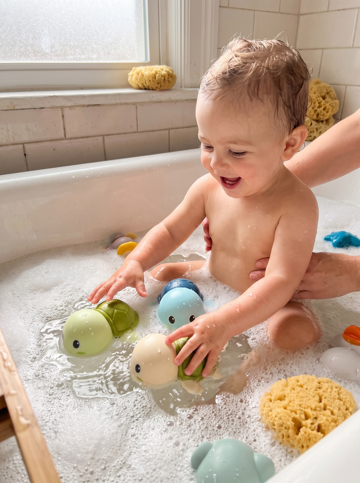 Floating Water Play Bath Toys lifestyle 1
