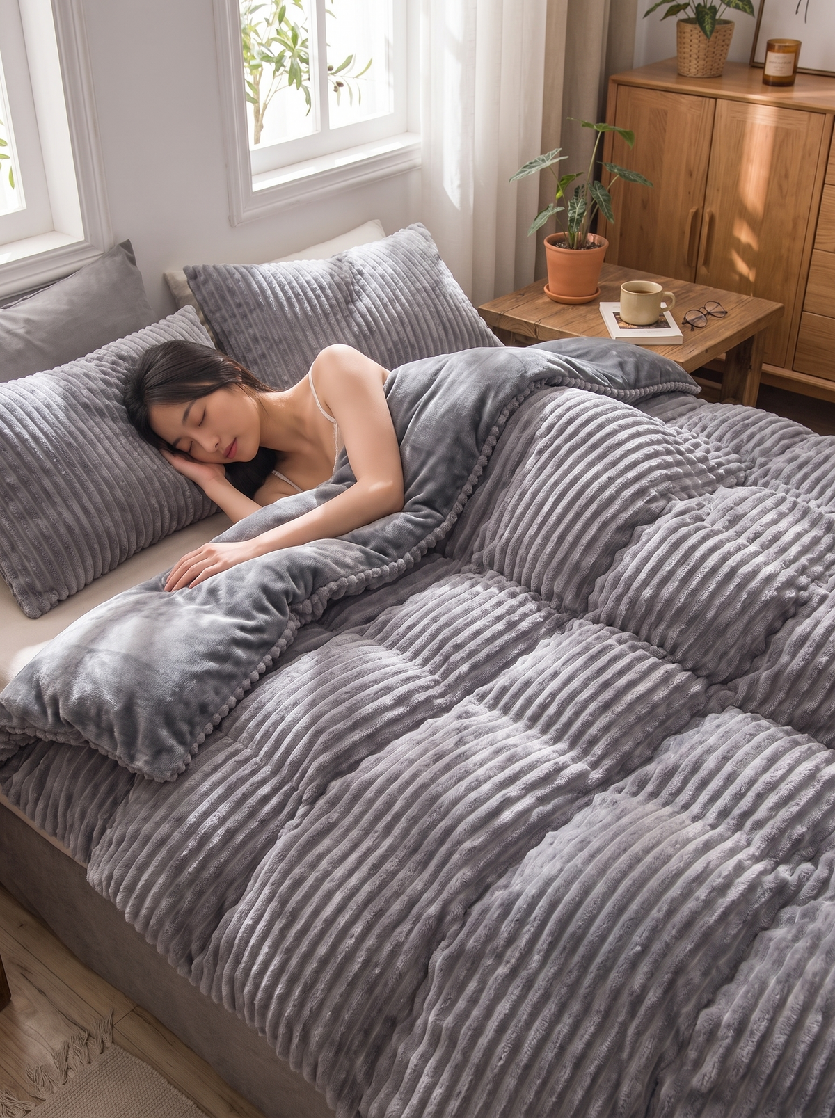Plush Winter Duvet Cover Set lifestyle 2