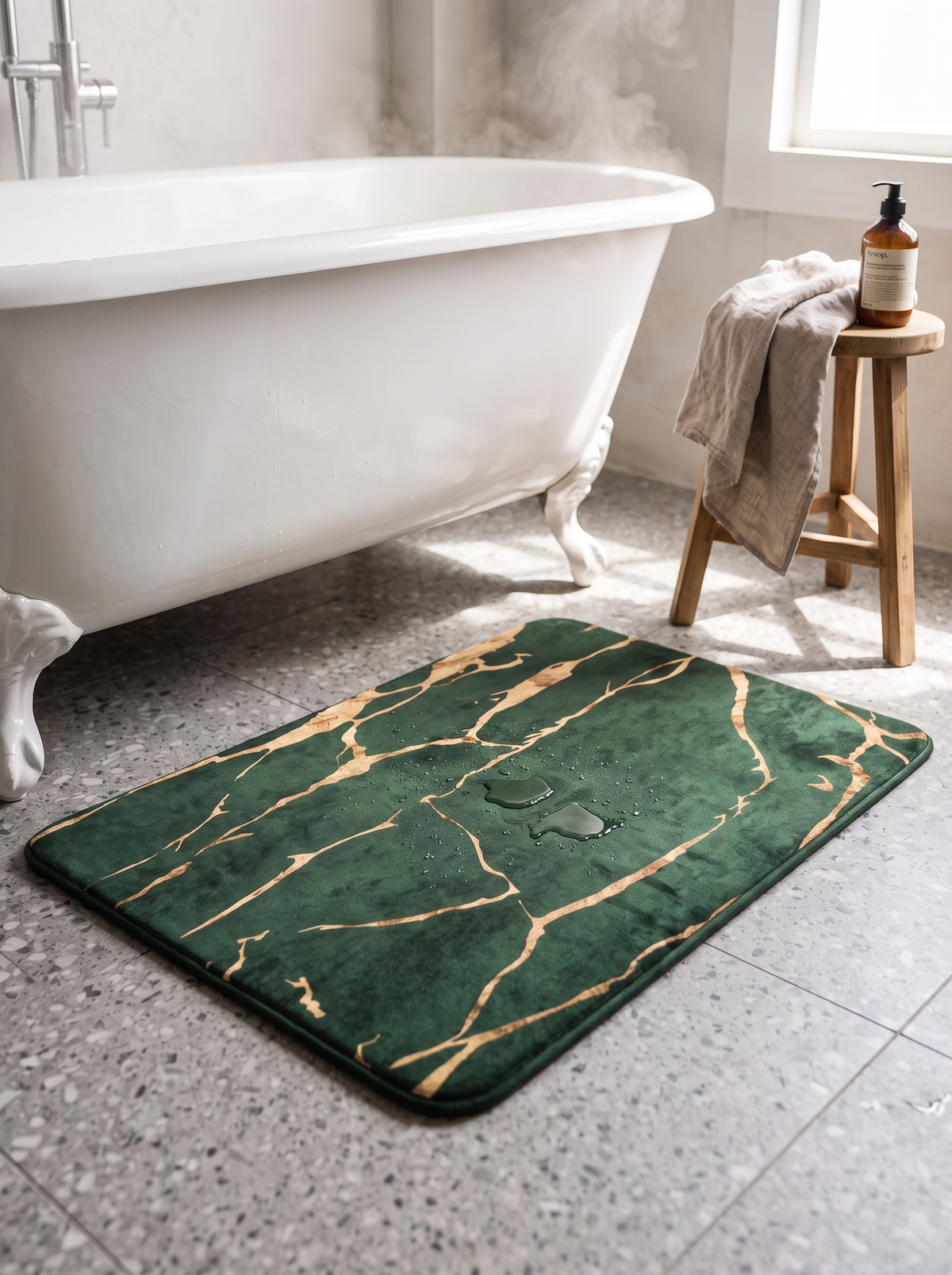 Diatom Stone Quick Dry Bath Mat lifestyle 2