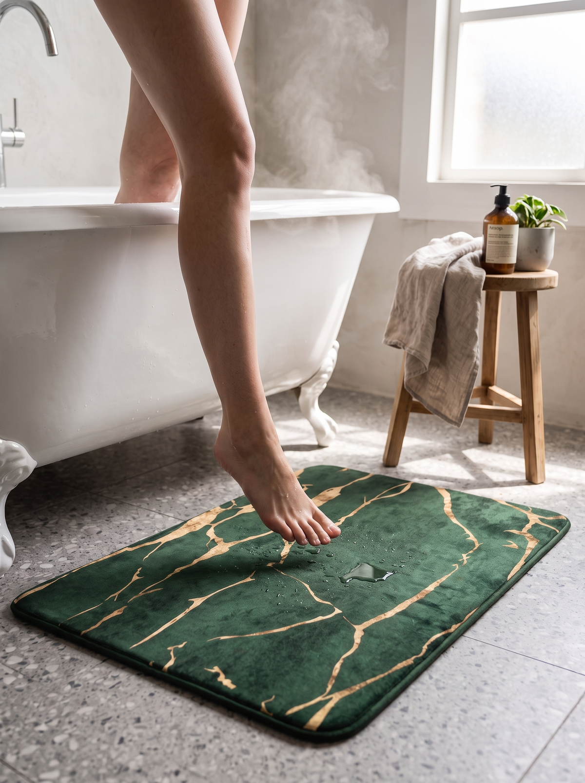 Diatom Stone Quick Dry Bath Mat lifestyle 1