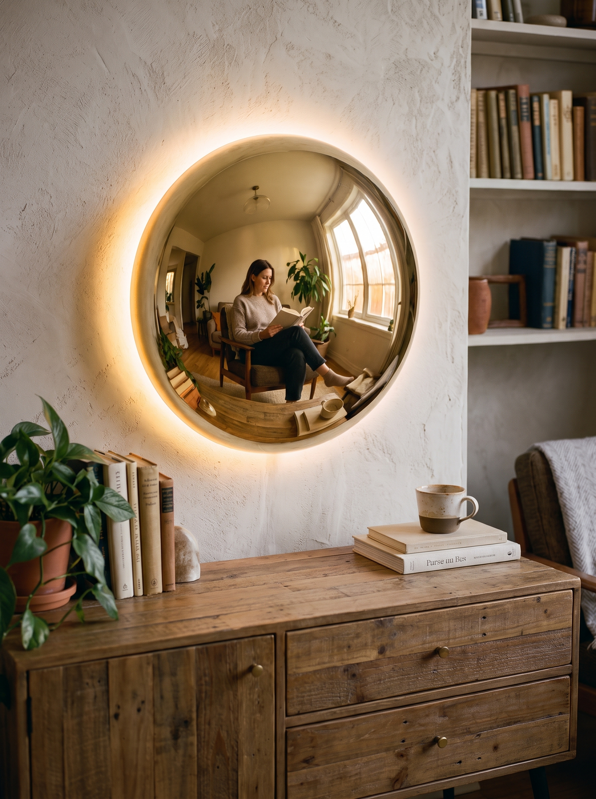 Bauhaus Eclipse Gold Wall Lamp lifestyle 1