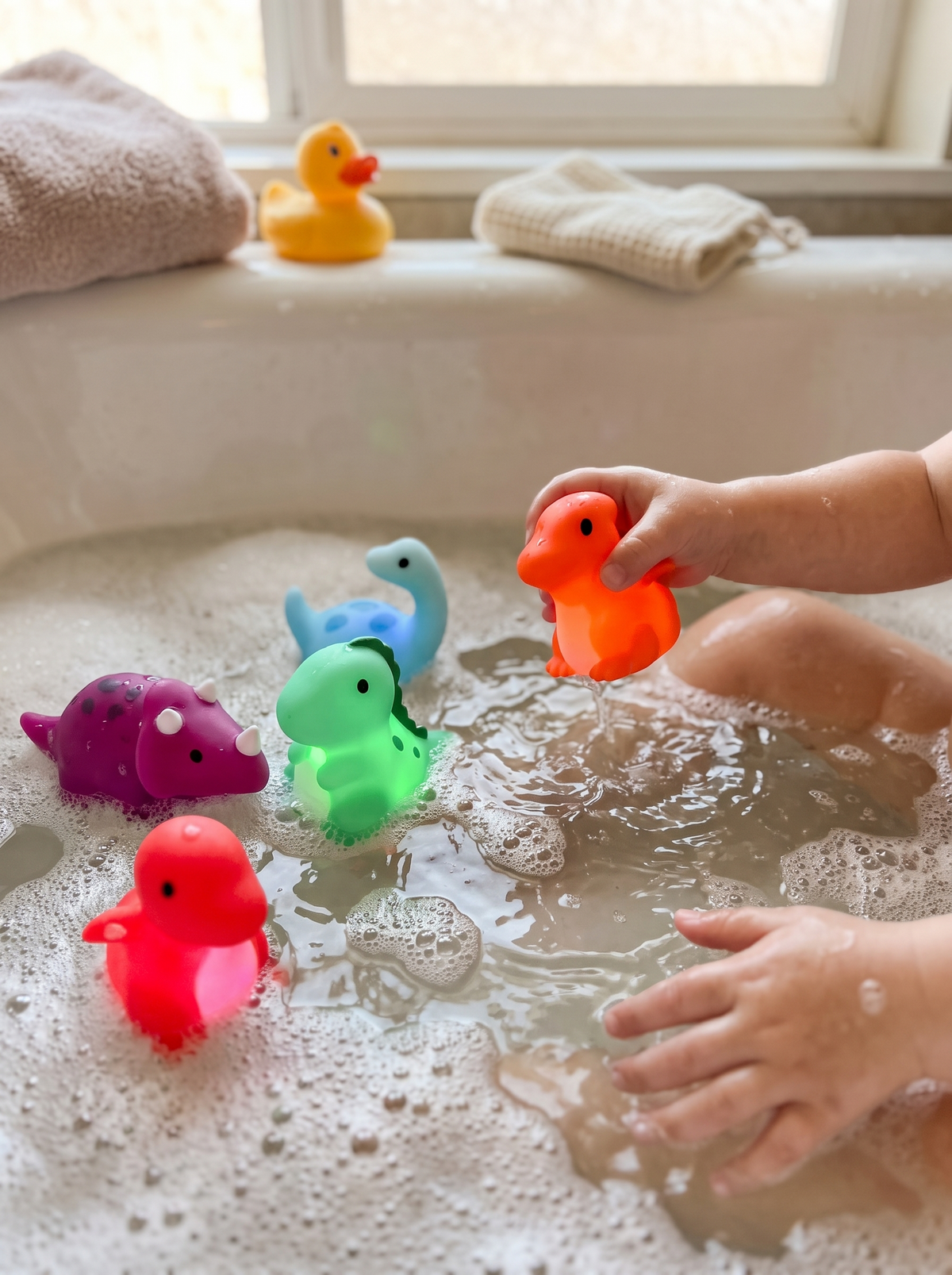Squirting Rubber Duck Bath Set lifestyle 2