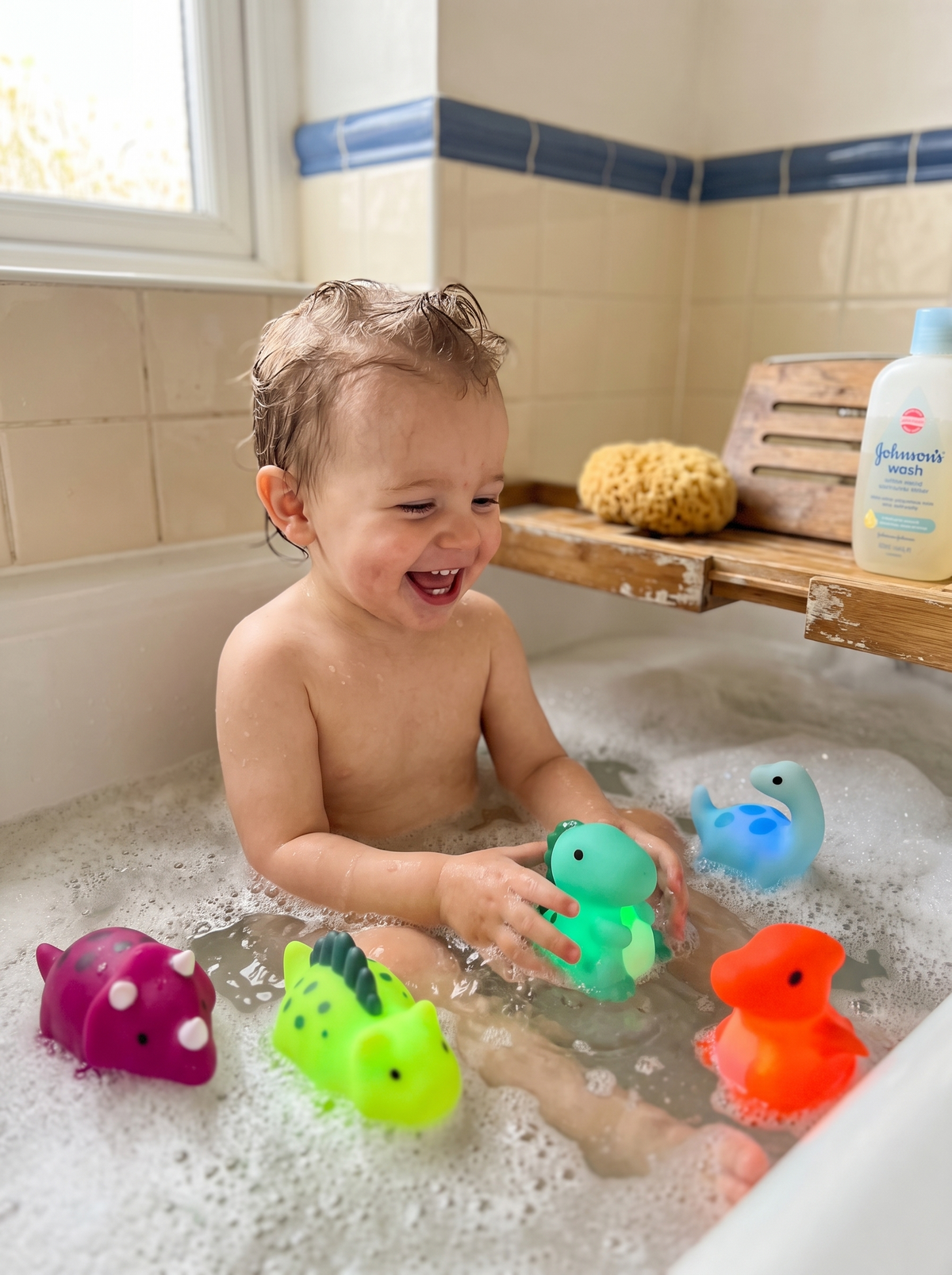 Squirting Rubber Duck Bath Set lifestyle 1