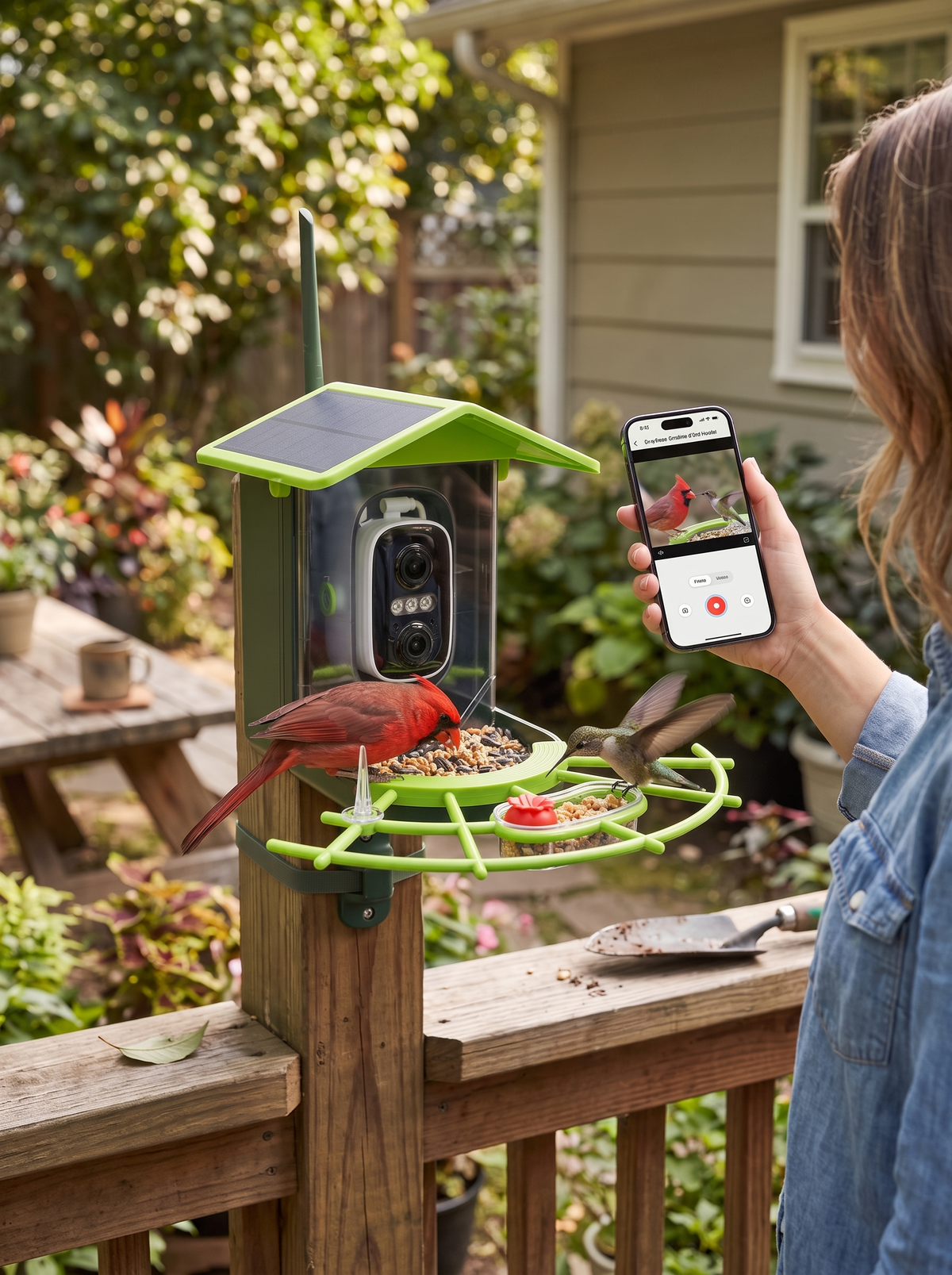 Smart HD Bird Feeder Camera lifestyle 1