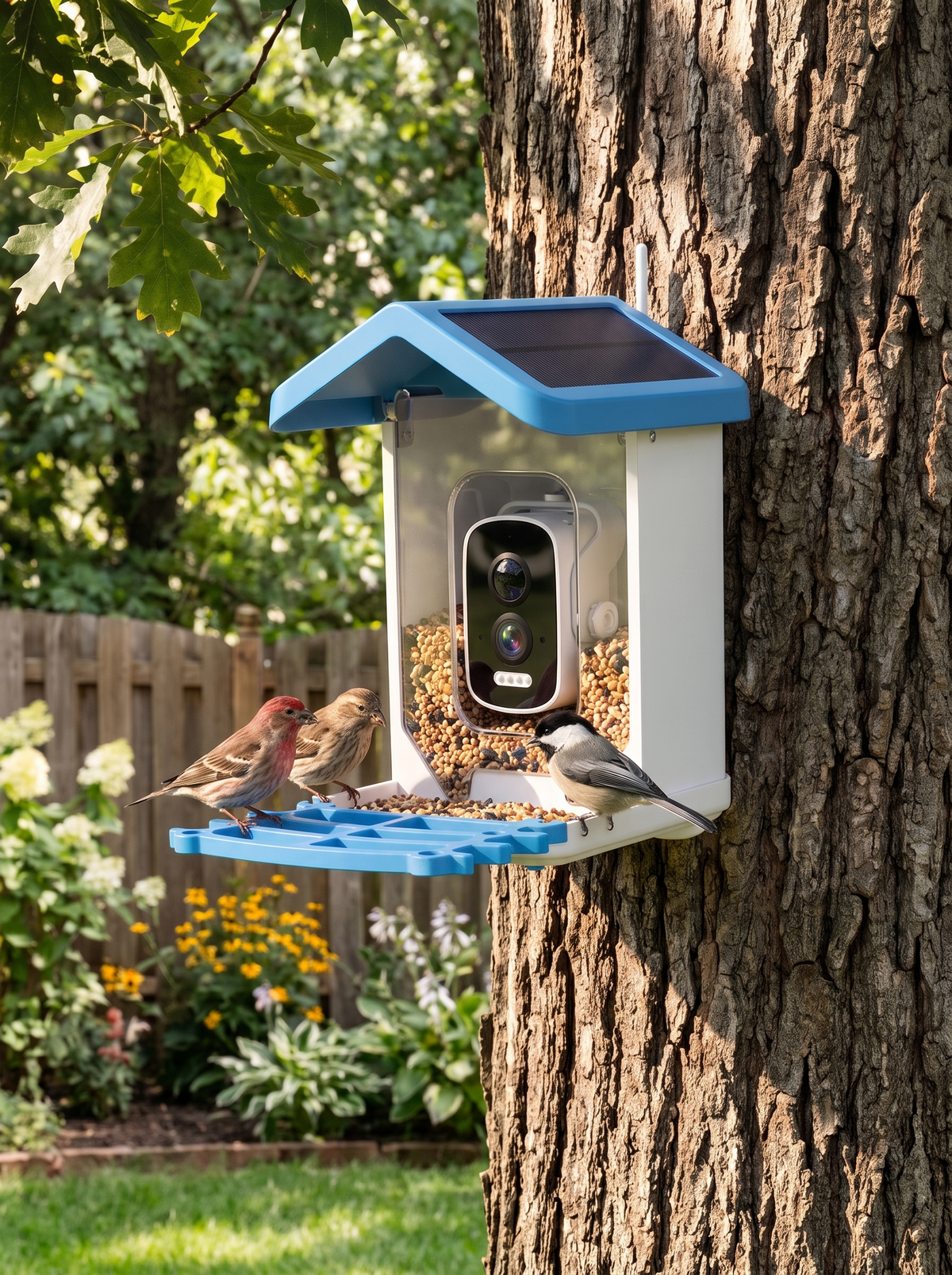 Solar Bird Feeder Camera lifestyle 2