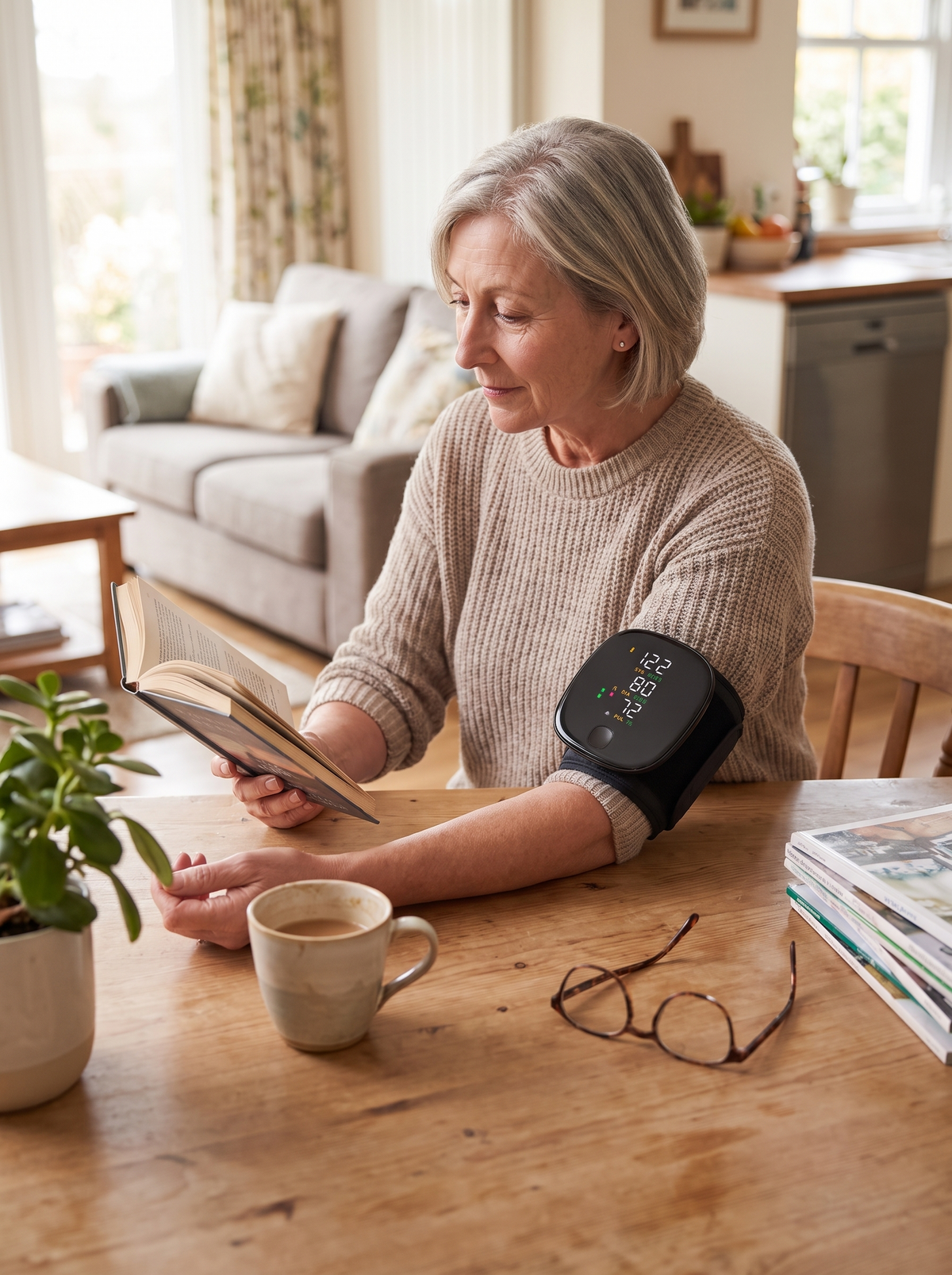 Digital Wrist Blood Pressure Monitor lifestyle 1