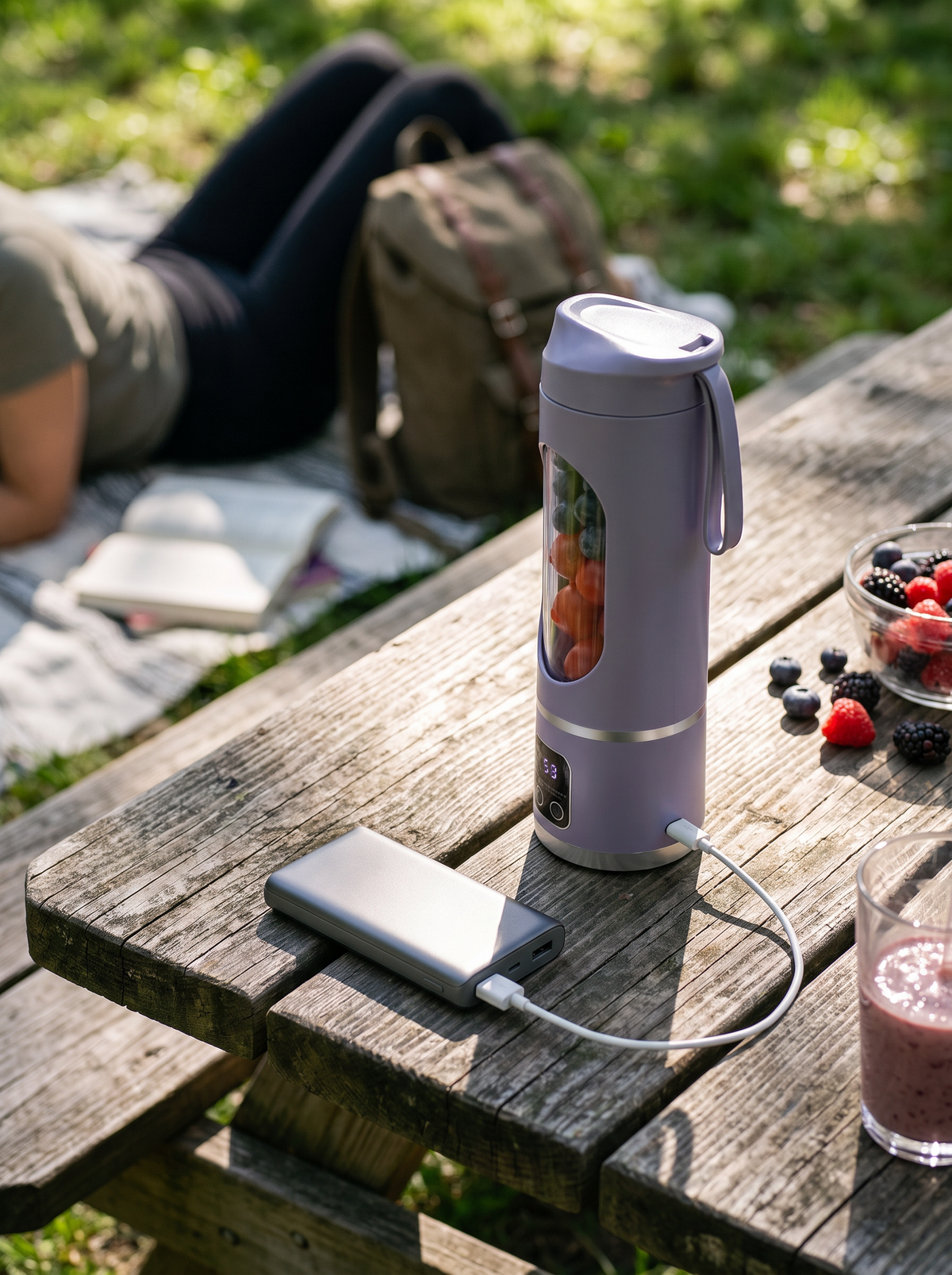 Portable USB Blender Bottle lifestyle 2