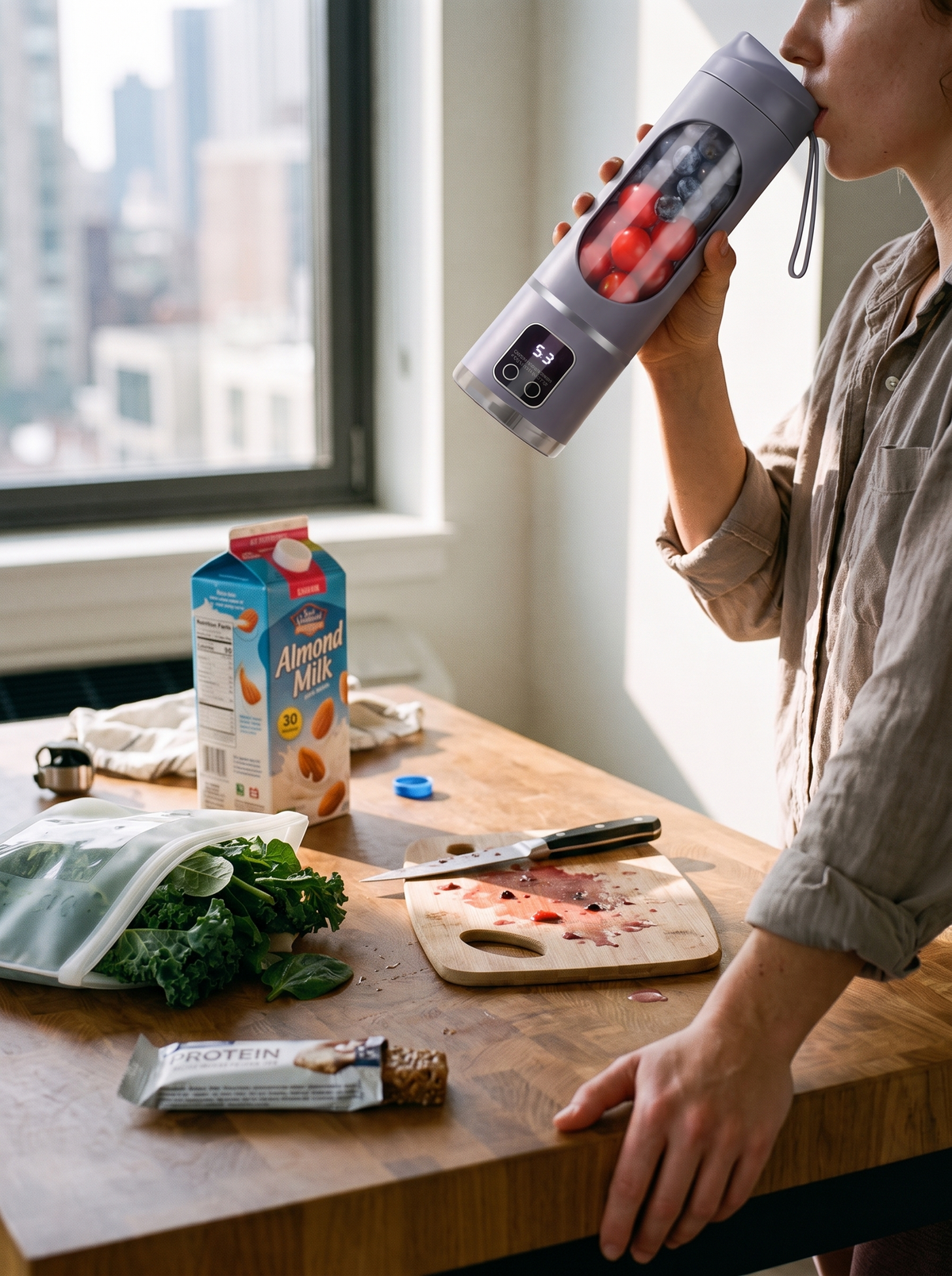 Portable USB Blender Bottle lifestyle 1