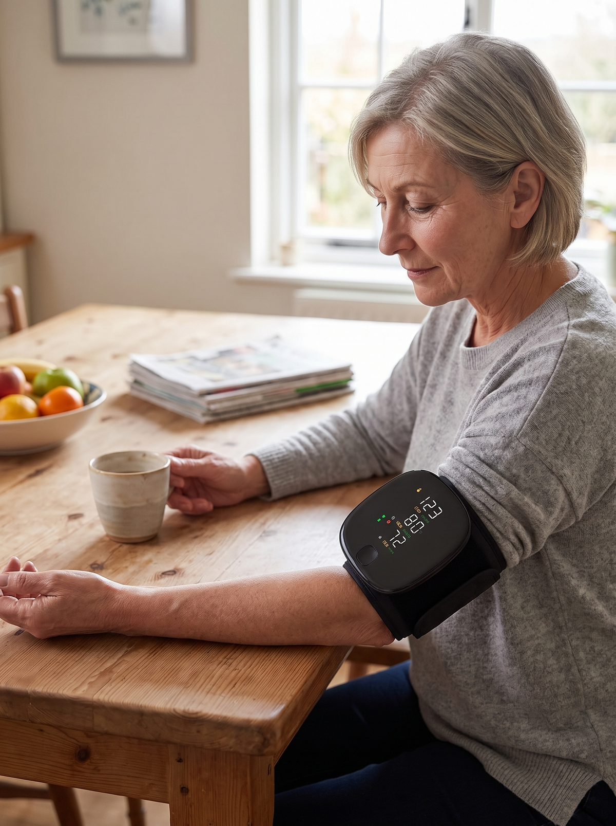 Digital Wrist Blood Pressure Monitor lifestyle 2