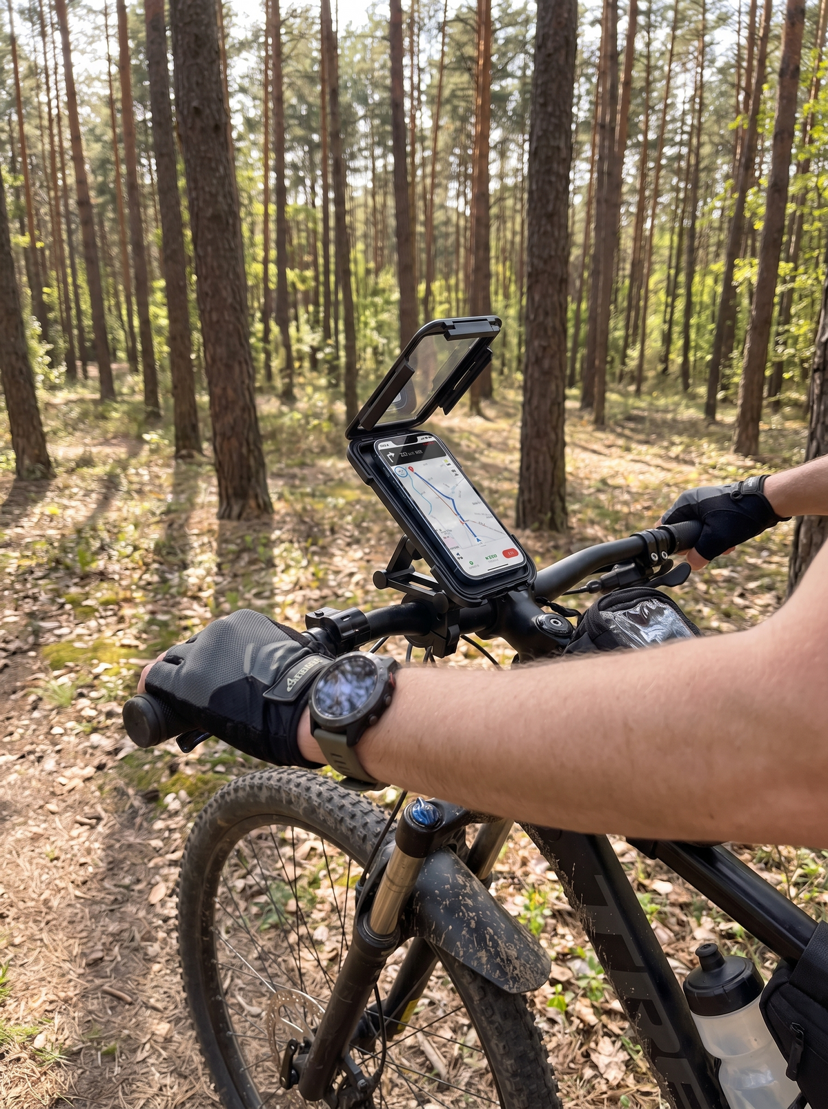 Adjustable Bike Phone Holder lifestyle 2