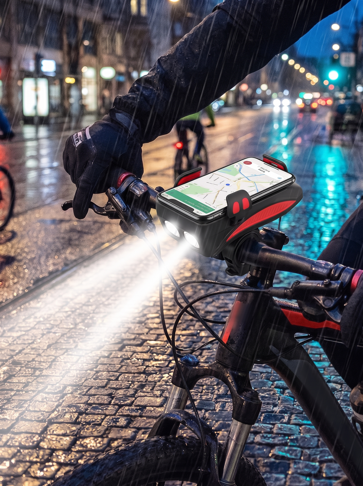 Bike Light Mount Powerbank Horn lifestyle 1