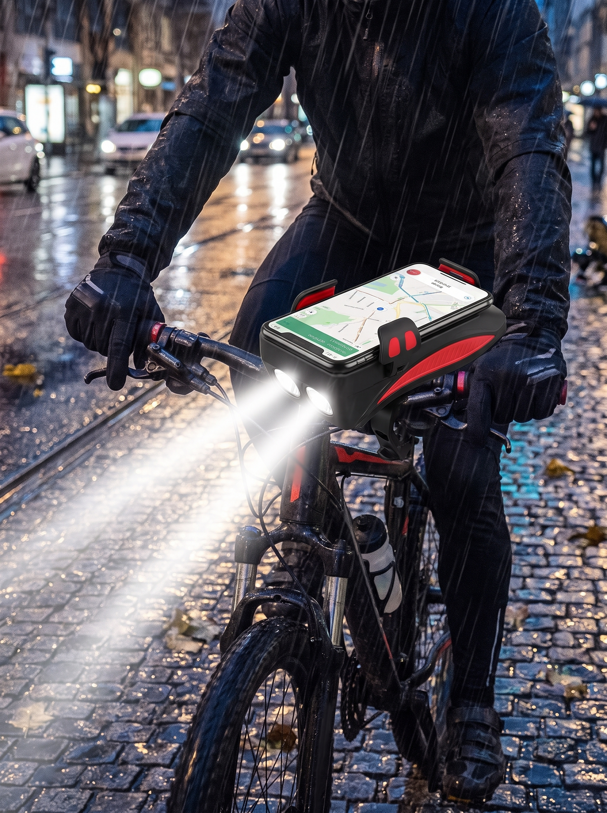 Bike Light Mount Powerbank Horn lifestyle 2