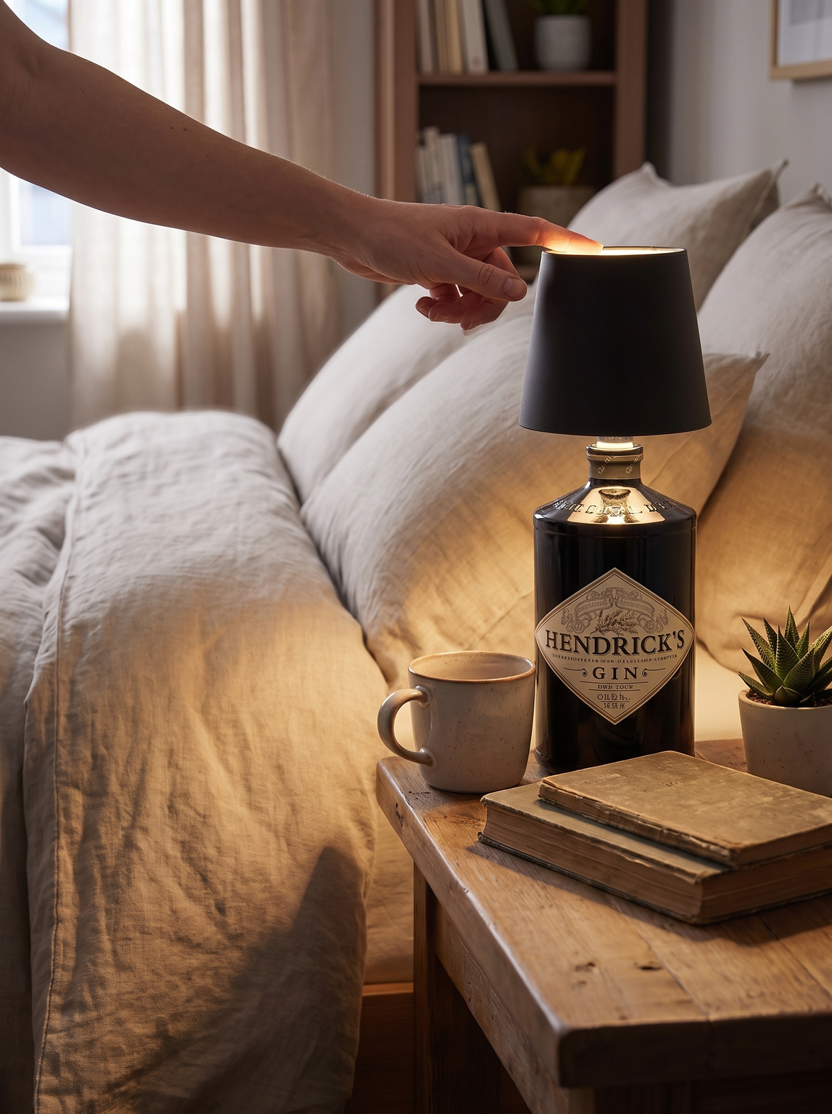 LED Bottle Table Lamp lifestyle 3