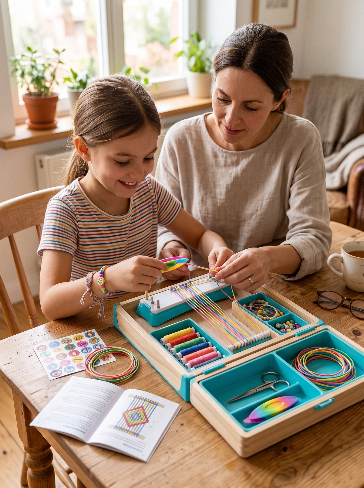 Friendship Bracelet Making Kit lifestyle 1