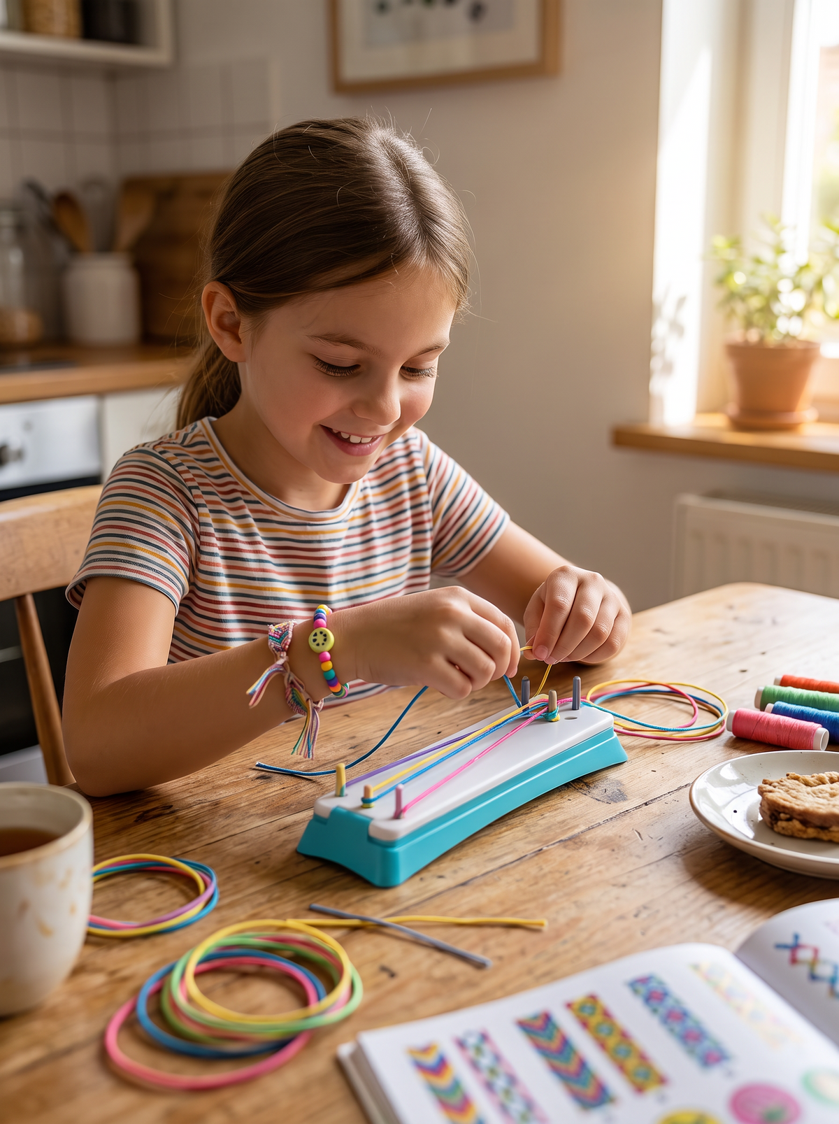 Friendship Bracelet Making Kit lifestyle 2