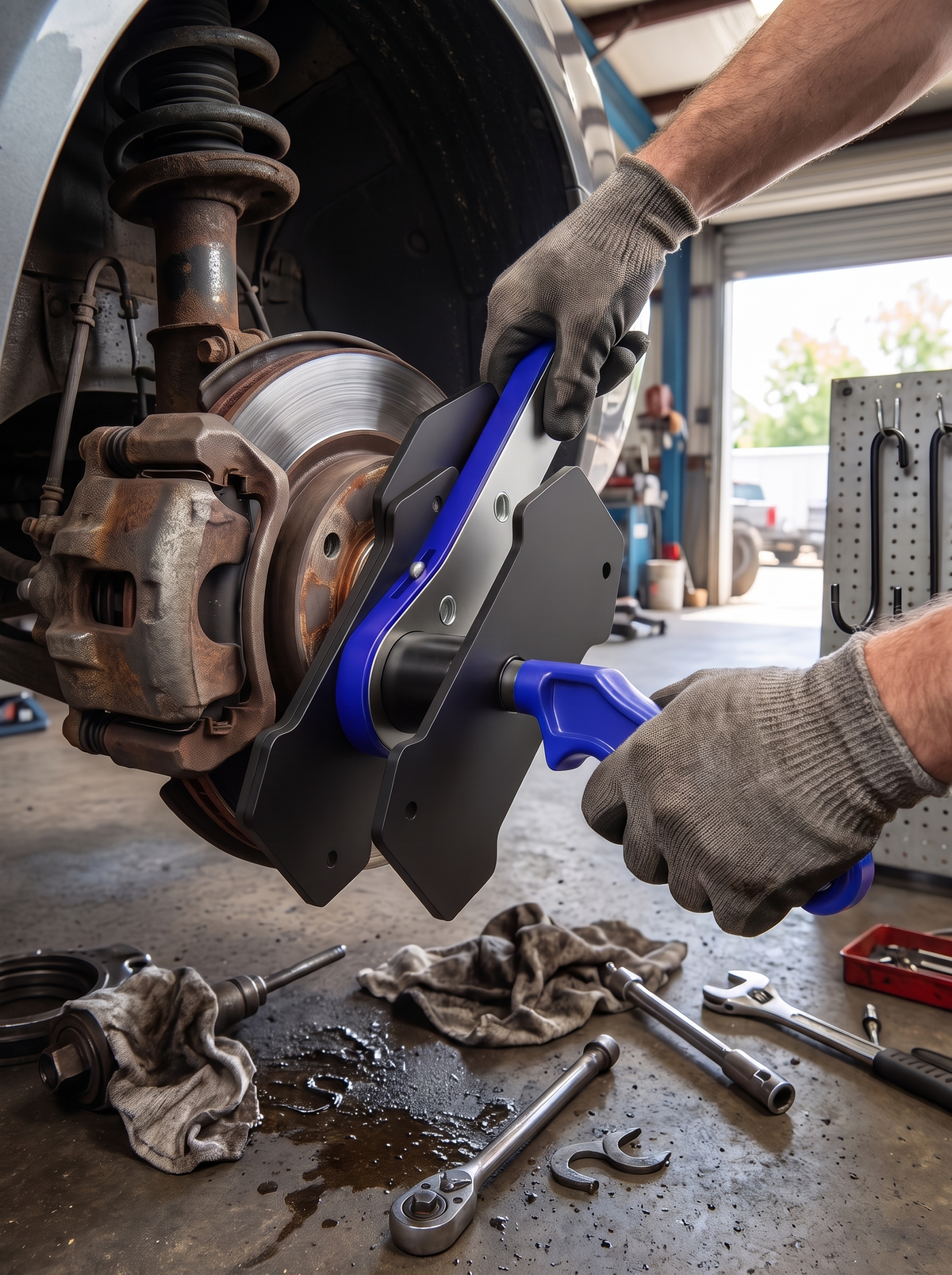 Ratcheting Brake Caliper Tool lifestyle 1
