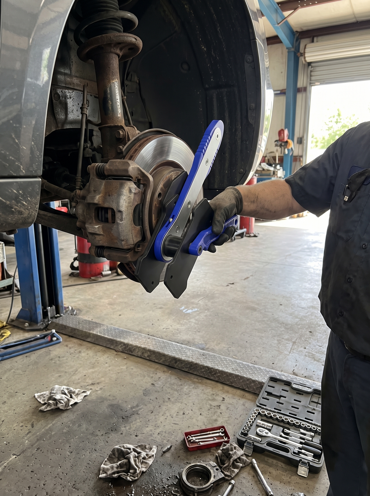 Ratcheting Brake Caliper Tool lifestyle 3