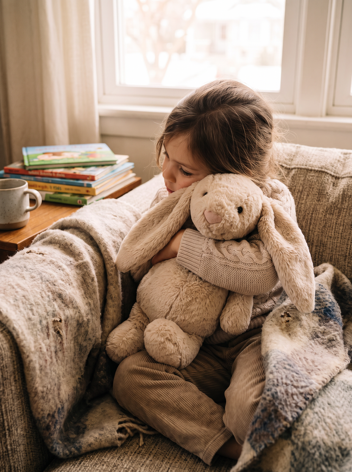 Bunnycat Plush Rabbit Toy lifestyle 2