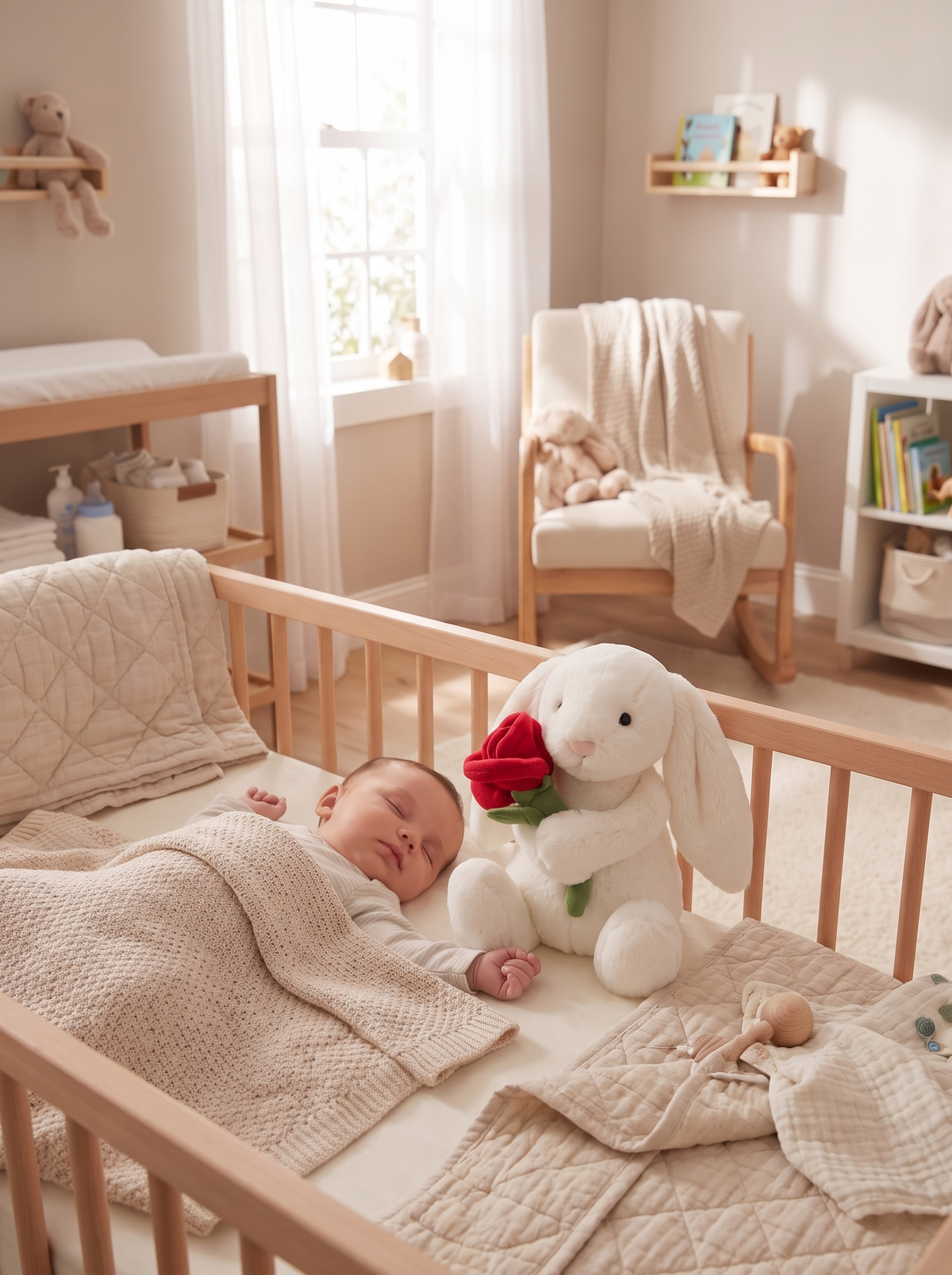 Bunnycat Soft Rabbit Plush Set lifestyle 3