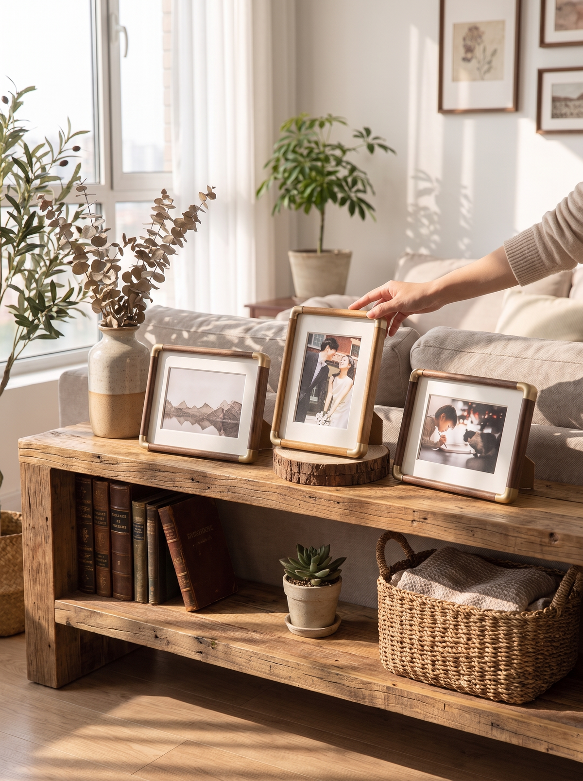 Brooks Vintage Wood Photo Frame lifestyle 3