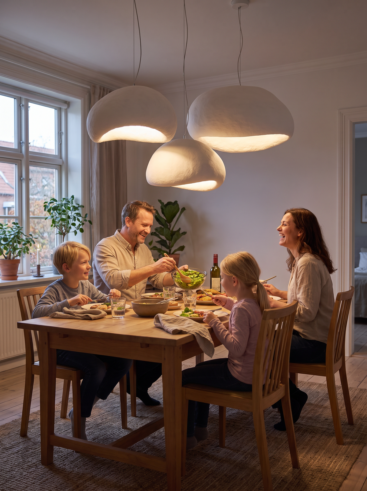 Zenith Glow LED Chandelier lifestyle 3