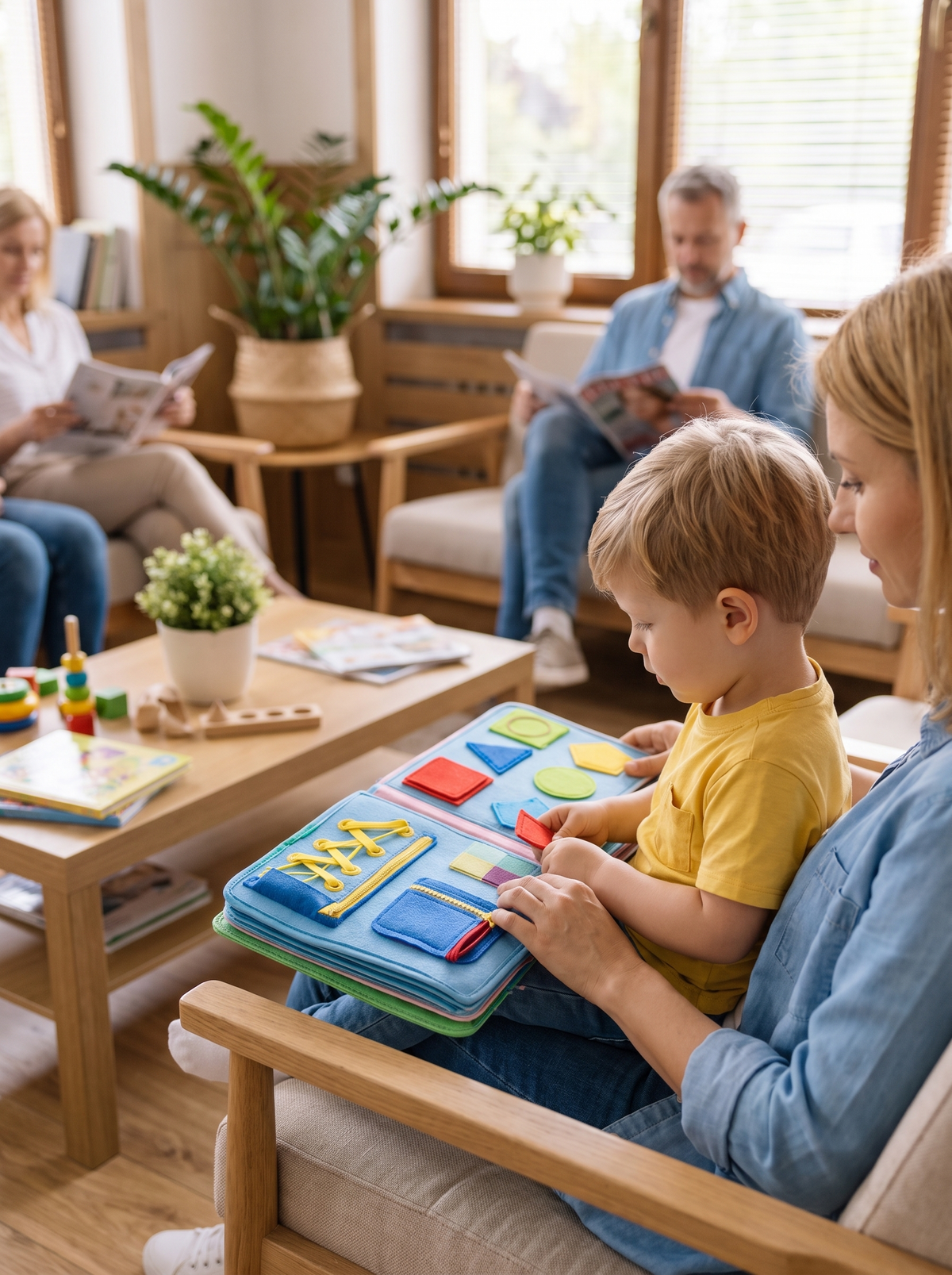 Montessori Felt Busy Book lifestyle 1