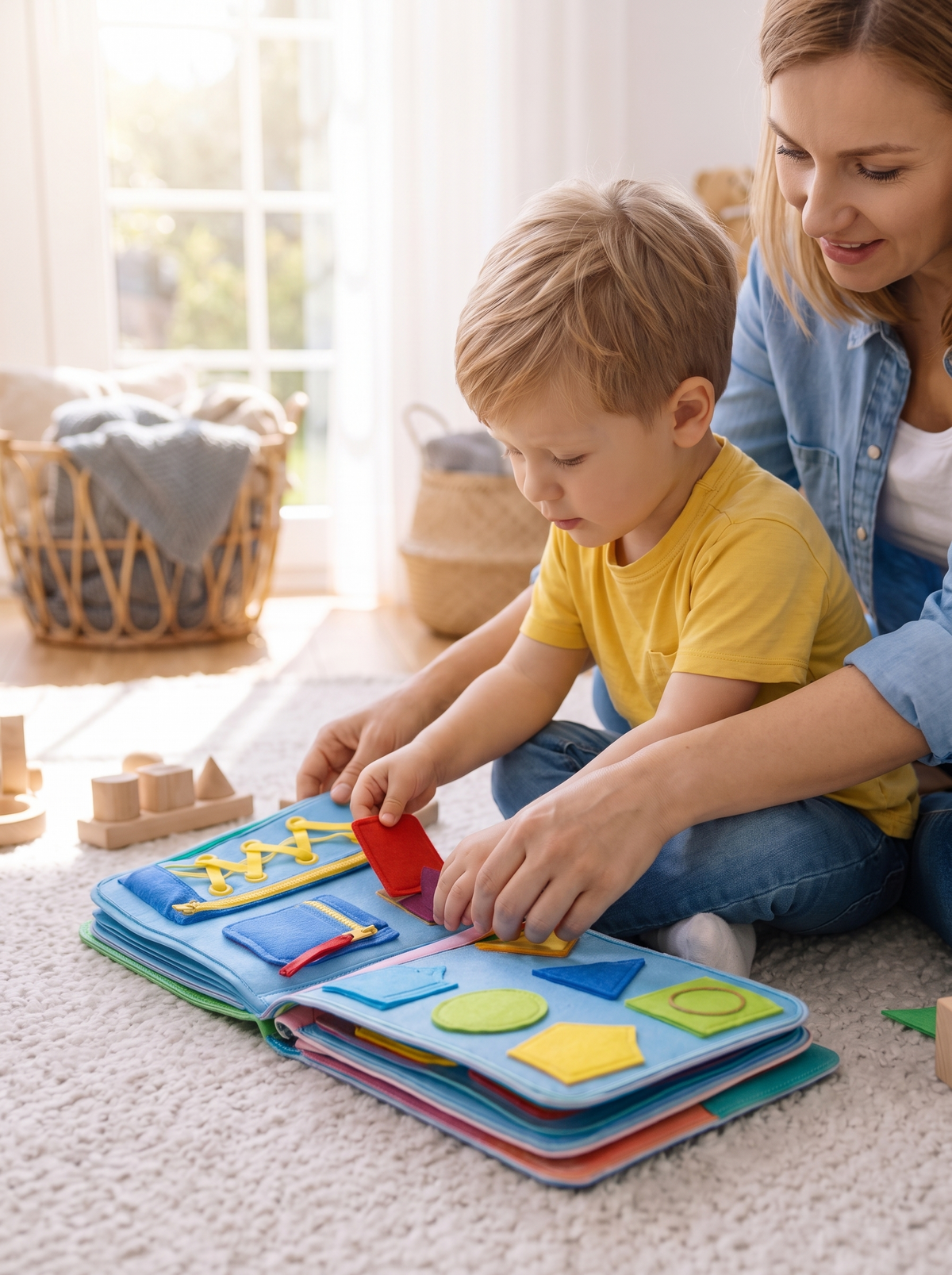 Montessori Felt Busy Book lifestyle 3
