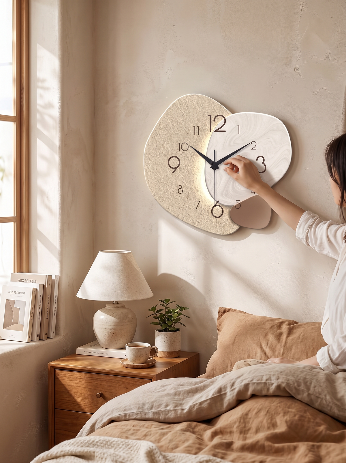 TempoStone Silent Wall Clock lifestyle 1