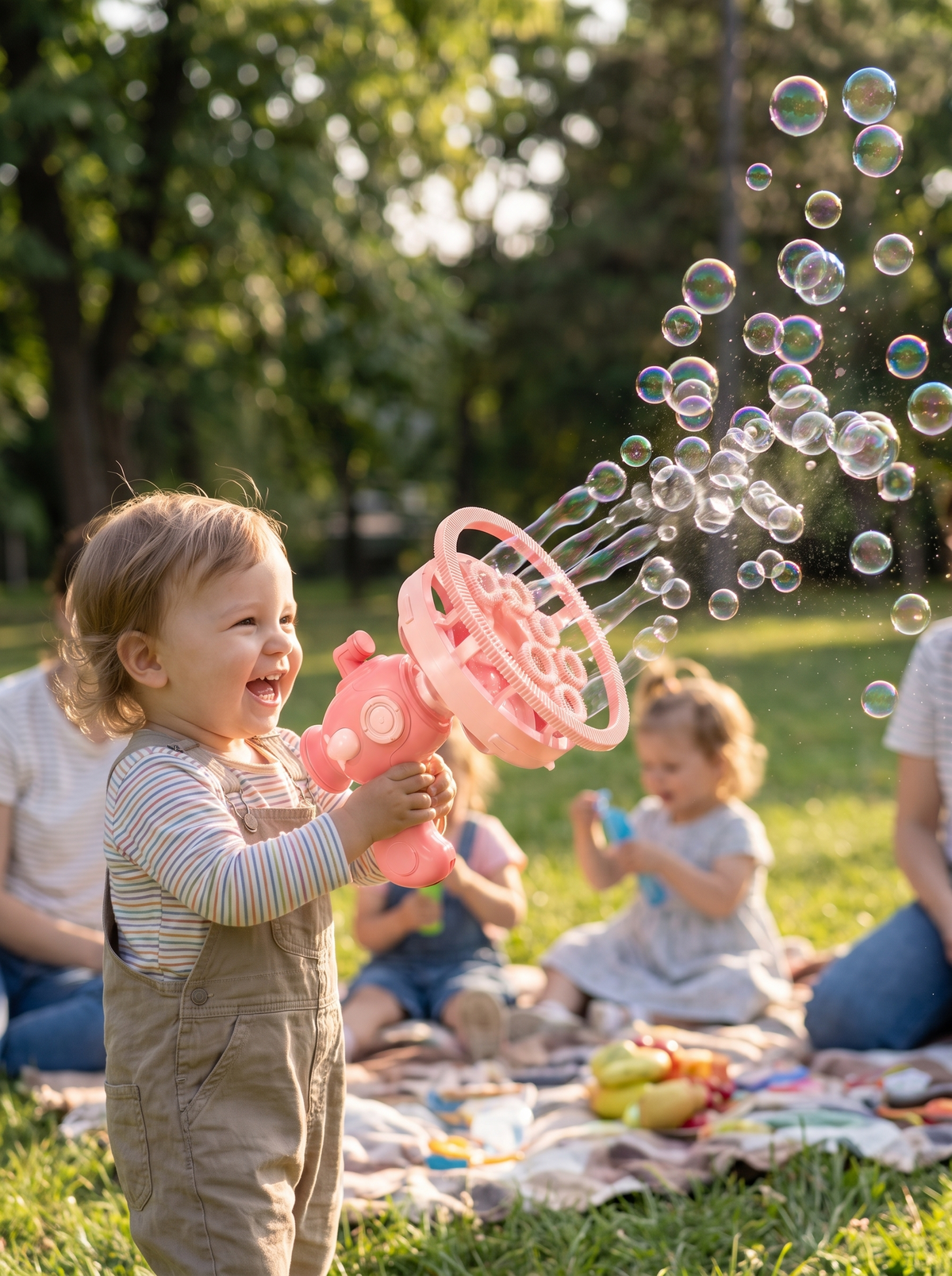Automatic Bubble Gun Toy lifestyle 1