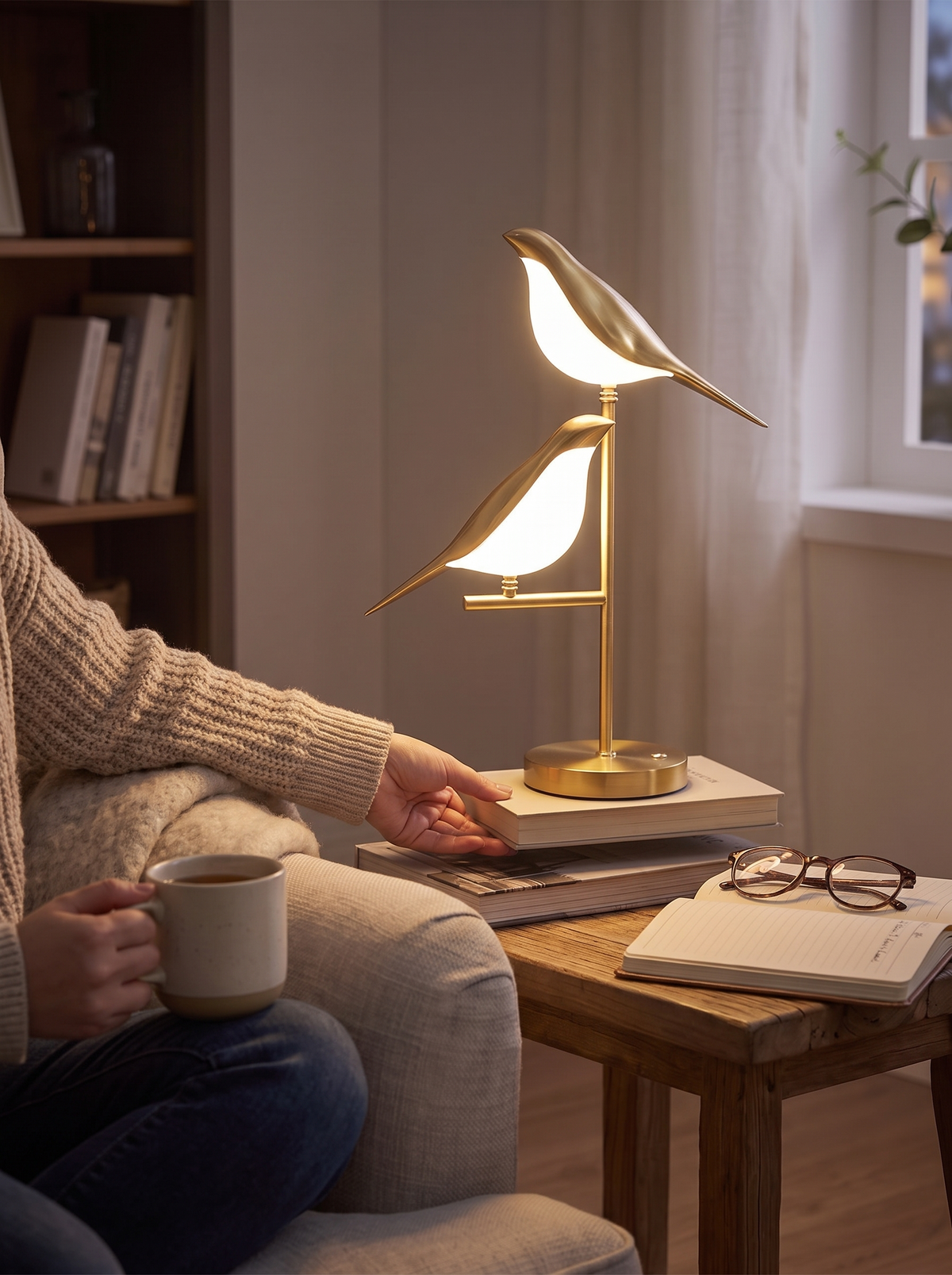 Golden Birdlight Wall Sconce lifestyle 2