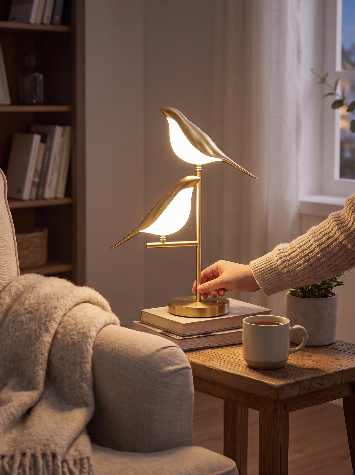 Golden Birdlight Wall Sconce lifestyle 3